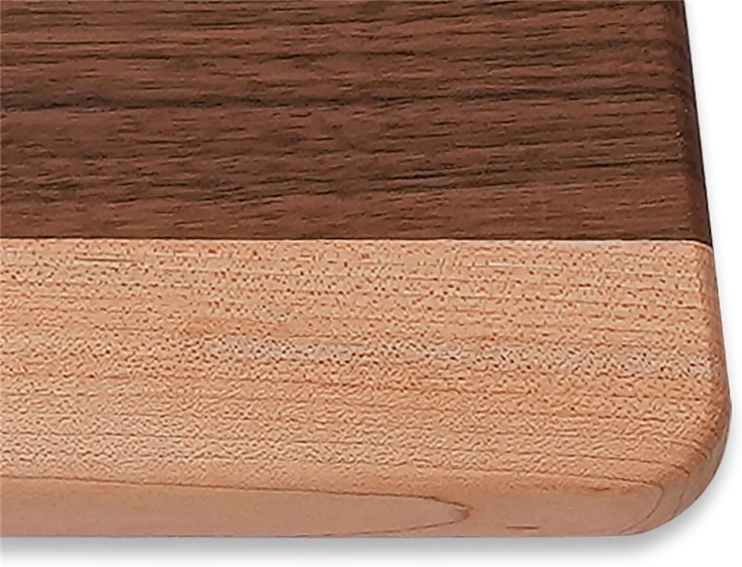 CONSDAN Mixed Hardwood Cutting Board - Food-Safe Kitchen Chopping Board for Meat, Vegetables, Fruits, Bread, and Cheese 10 x 7 x 5/8 in