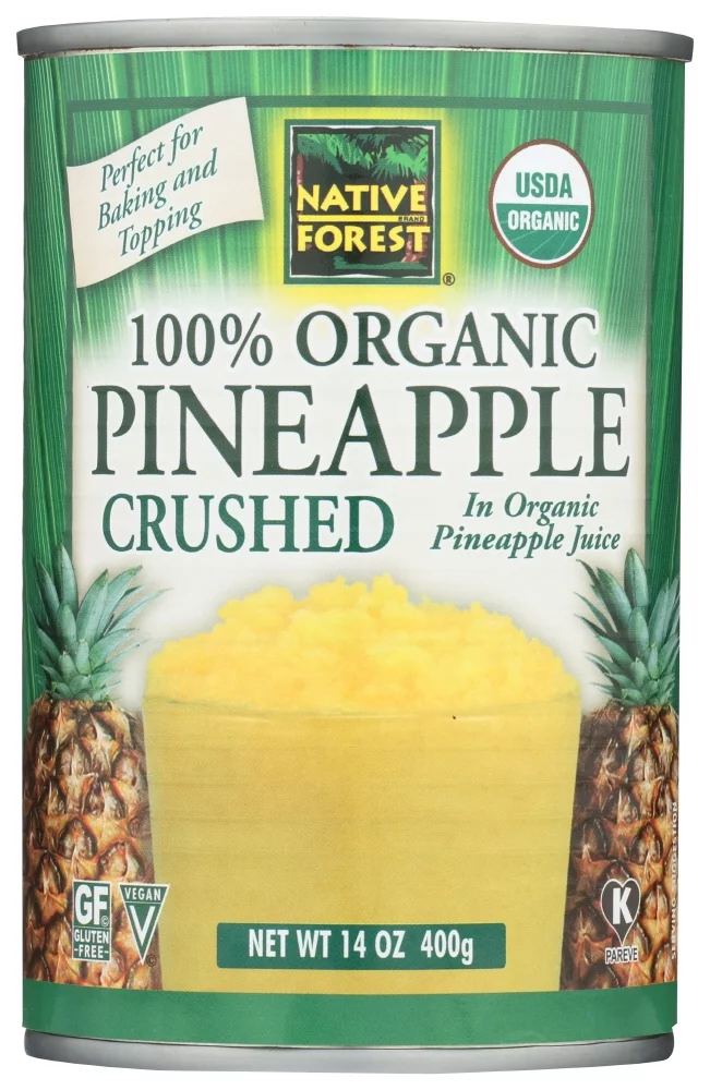 Native Forest Organic Pineapple Crushed, 14 oz