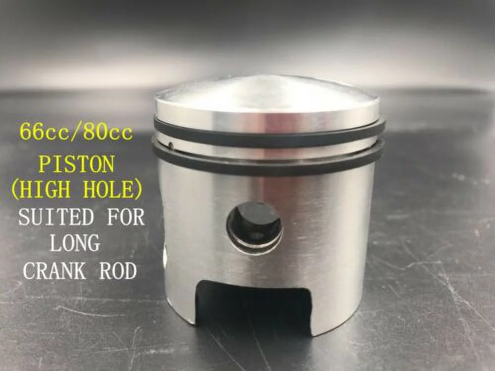 CDHPOWER 80cc/66cc Windowed Piston Set 47mm High Hole Gas Motorized Bicycle