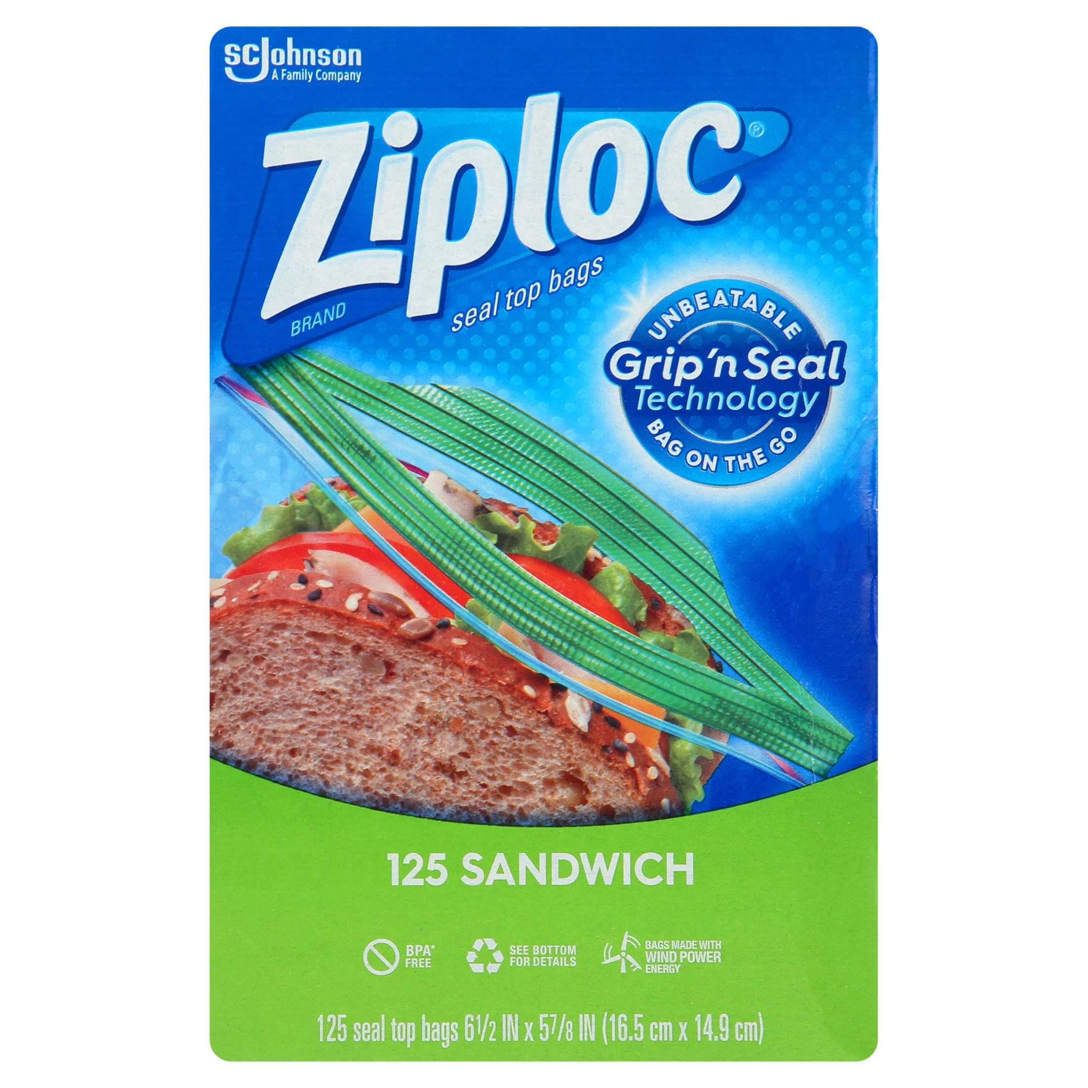 Ziploc Double Zipper Bag, Variety Pack, 347 Count