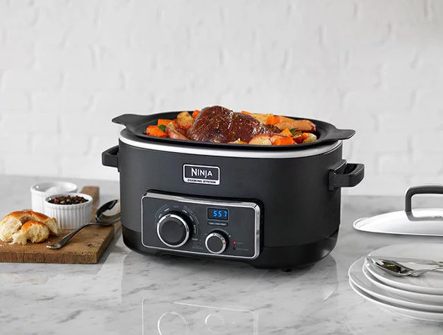 Ninja Multicooker (3 in 1) System - Slow Cooker, Stove Top, and Oven (MC750)