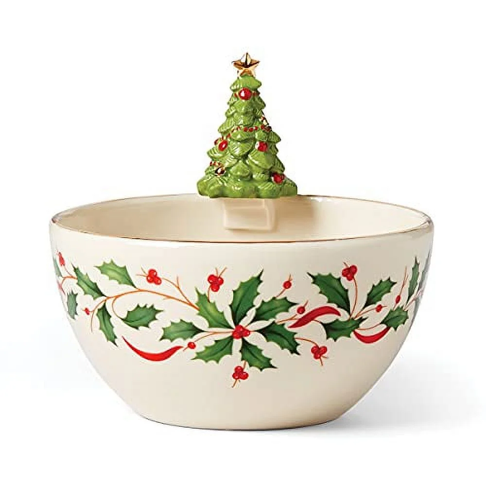 Lenox Holiday Bowl with Christmas Tree