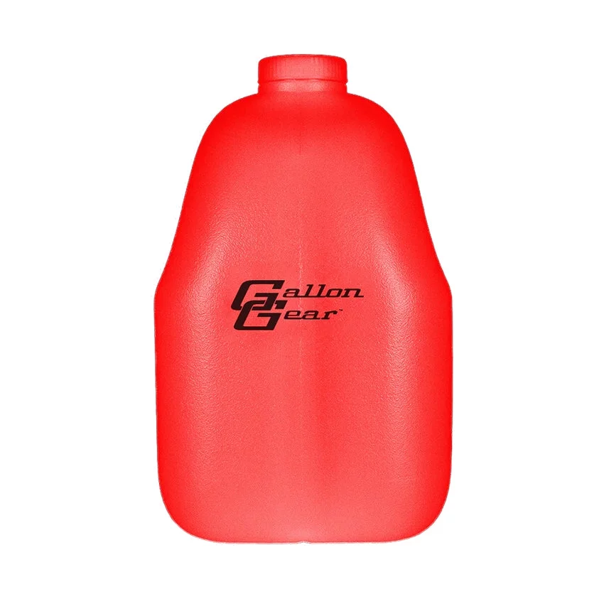 Red Durable Transparent Gallon Bottle