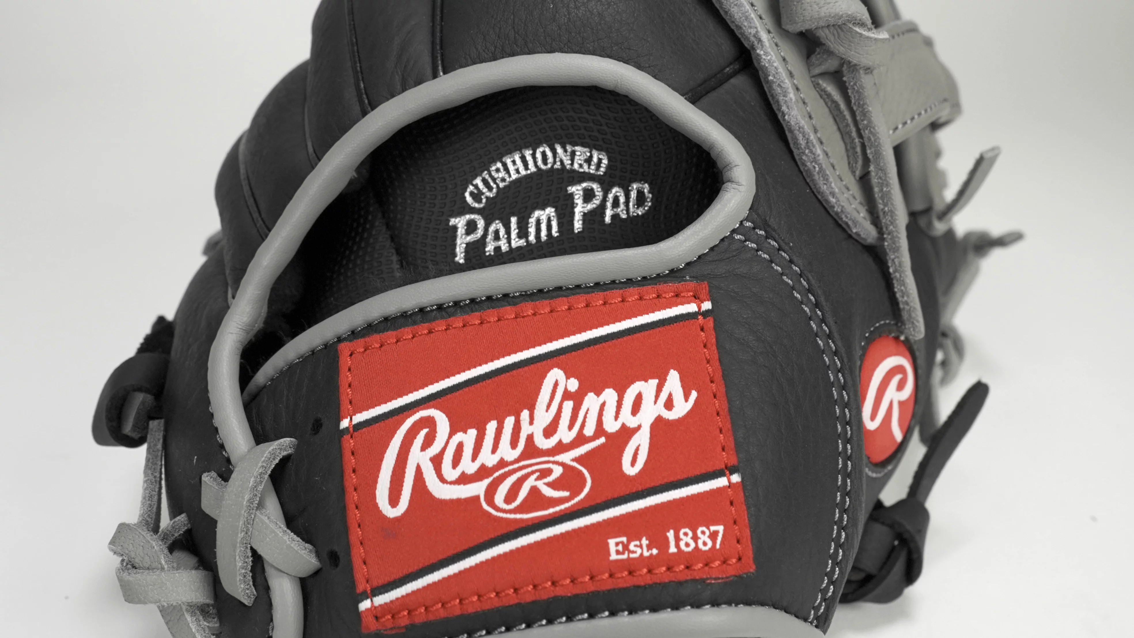Rawlings Pro Select Series 12.5 In. Baseball Gloves and Mitts, Black and Gray, Right Hand Throw