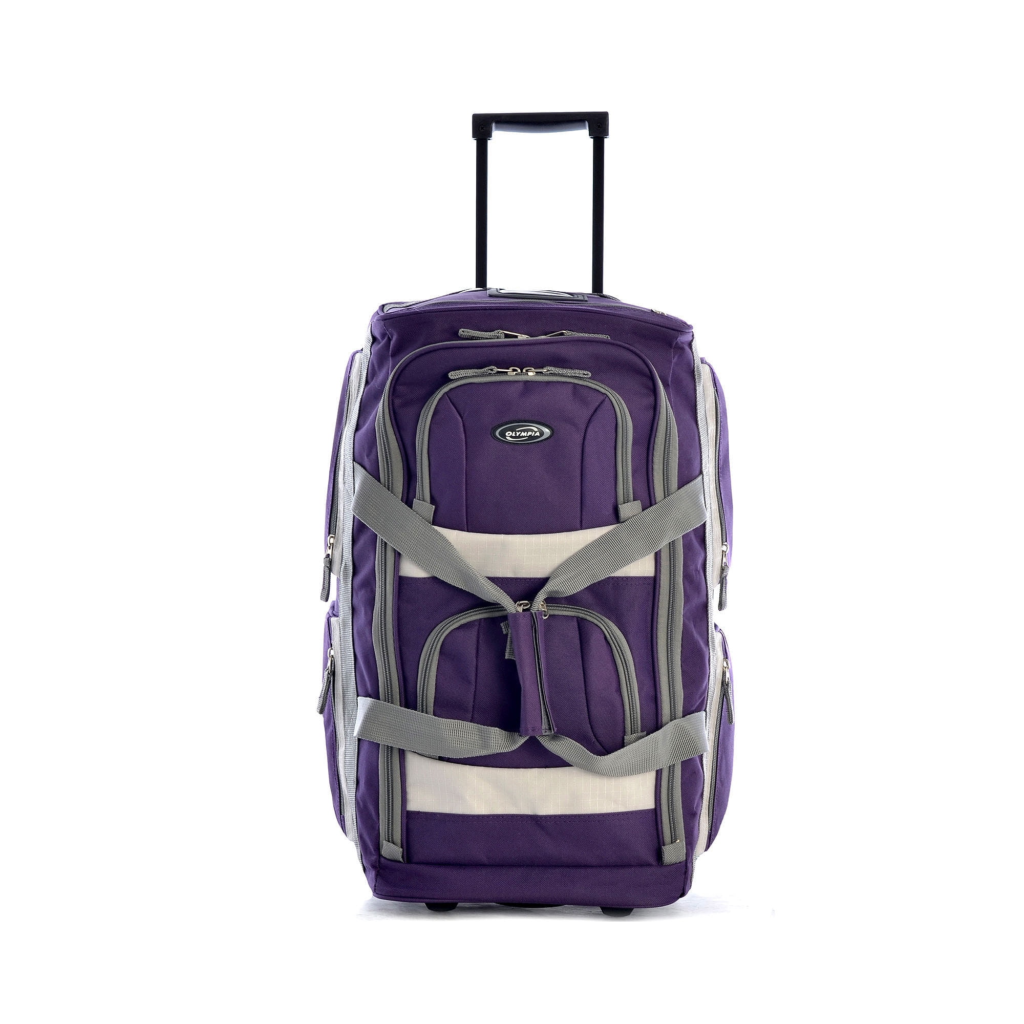 Olympia Travel/Luggage Case (Rolling Duffel) Travel Essential, Dark Lavender
