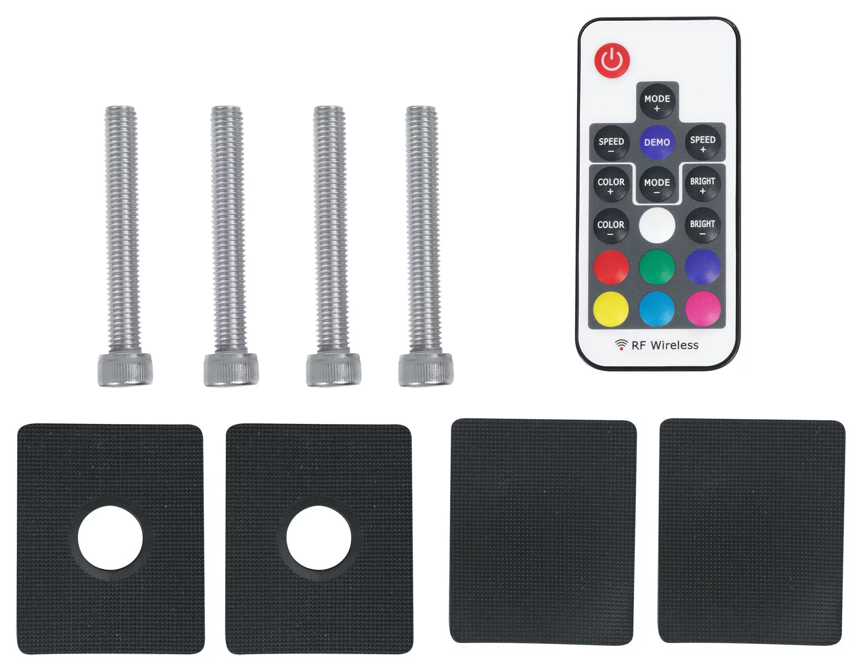 (4) Rockville WB50KLS BLACK 5.25