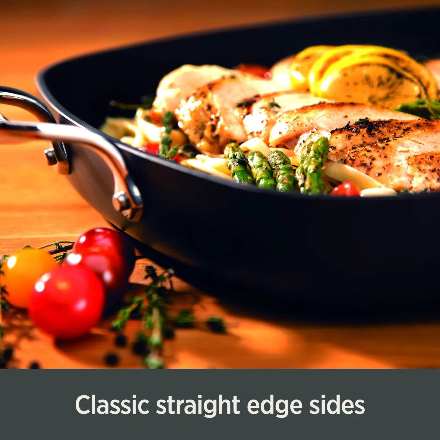 All-Clad Essentials Hard Anodized Nonstick Cookware Set, 2-Piece Fry & Sauce Pan with Lid, 8.5