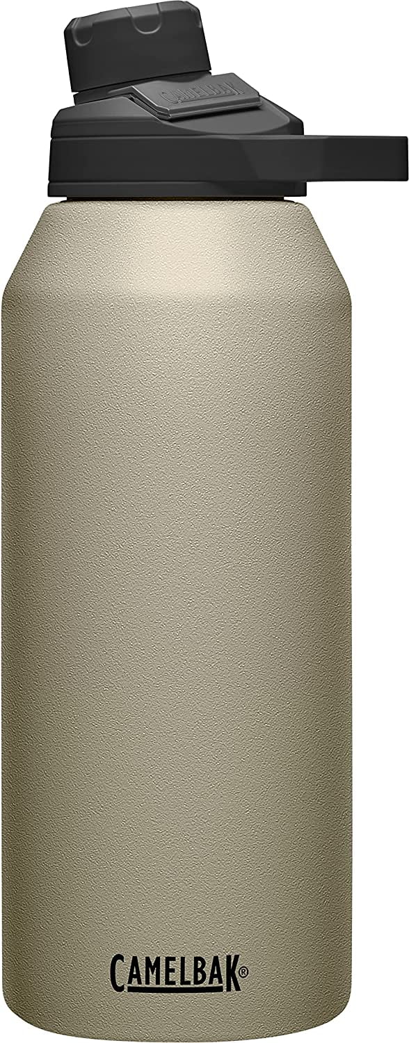 CamelBak Chute Mag 40oz Vacuum Insulated Stainless Steel Water Bottle, Dune
