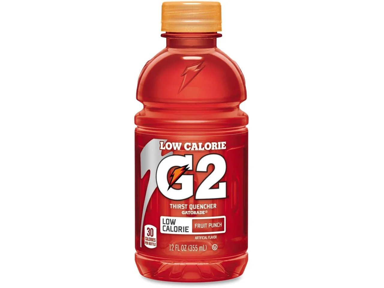 Gatorade G2 Thirst Quencher Lower Sugar Sports Drink, Fruit Punch, 12 oz, 12 Count Bottles