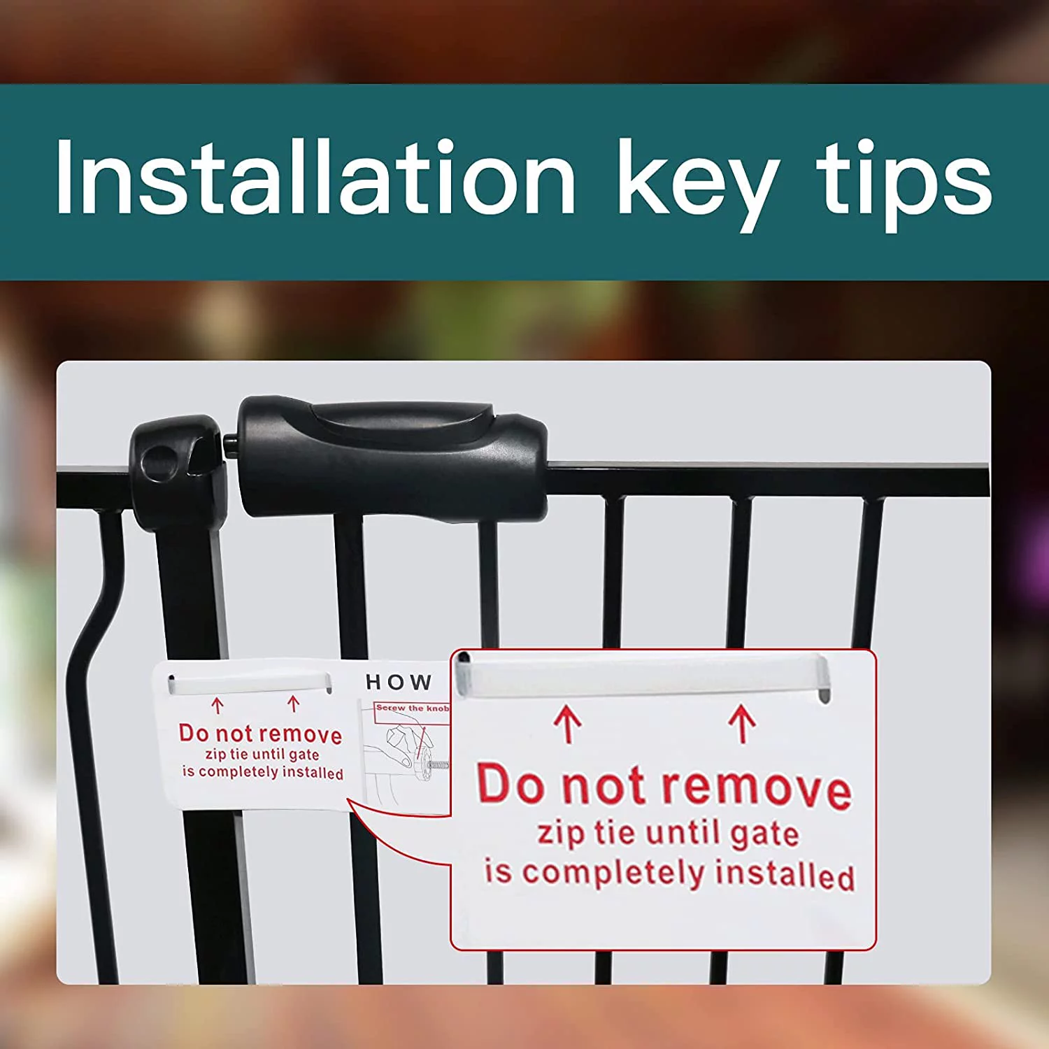 Extra Wide Baby Gate Pressure Mounted Dog Gates Extra Wide Tension Indoor Safety Gates Metal Large Pet Gate Walk Through for The House Doorways Stairs(76.38