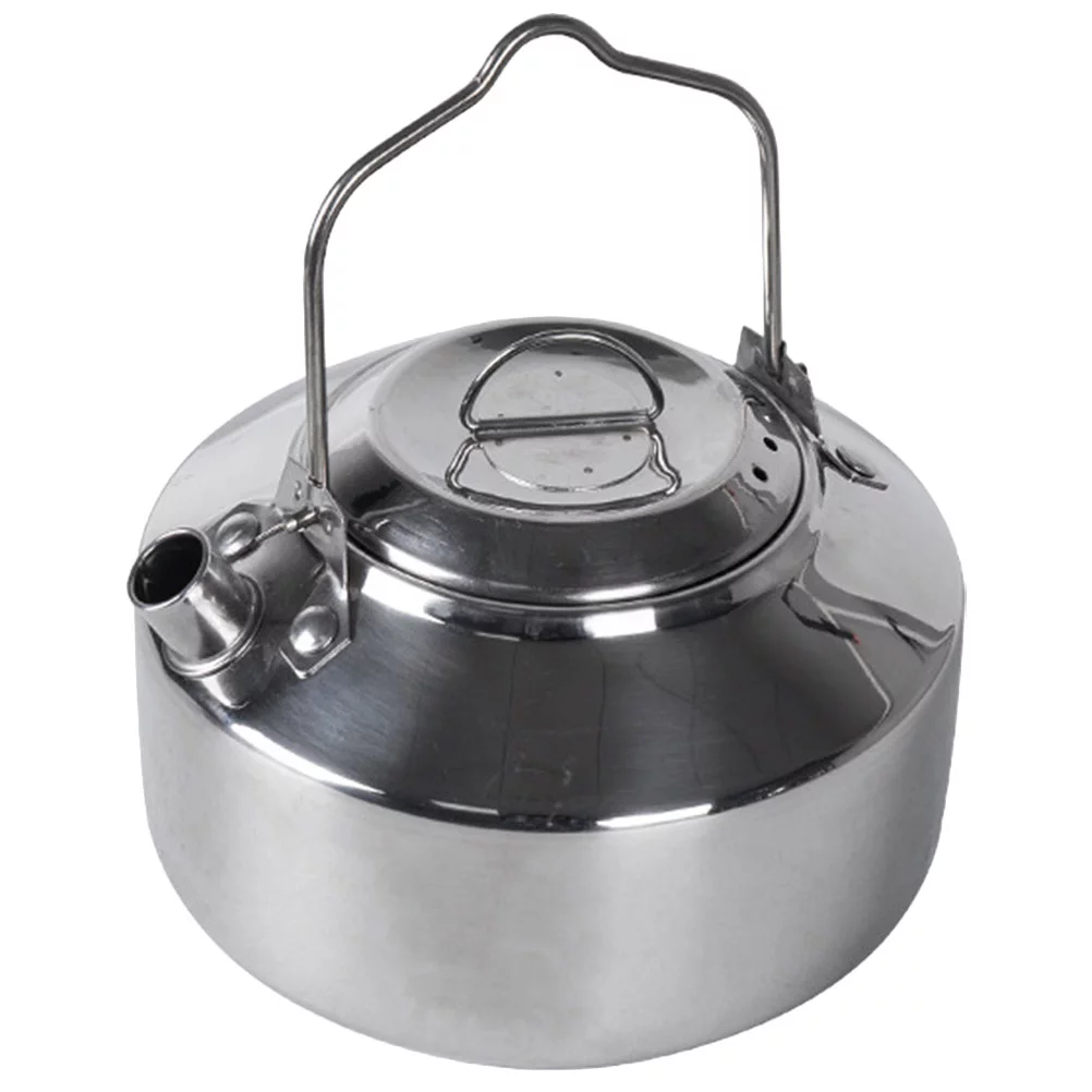 Stainless Steel Camping Kettle 1L Lightweight Outdoor Gear