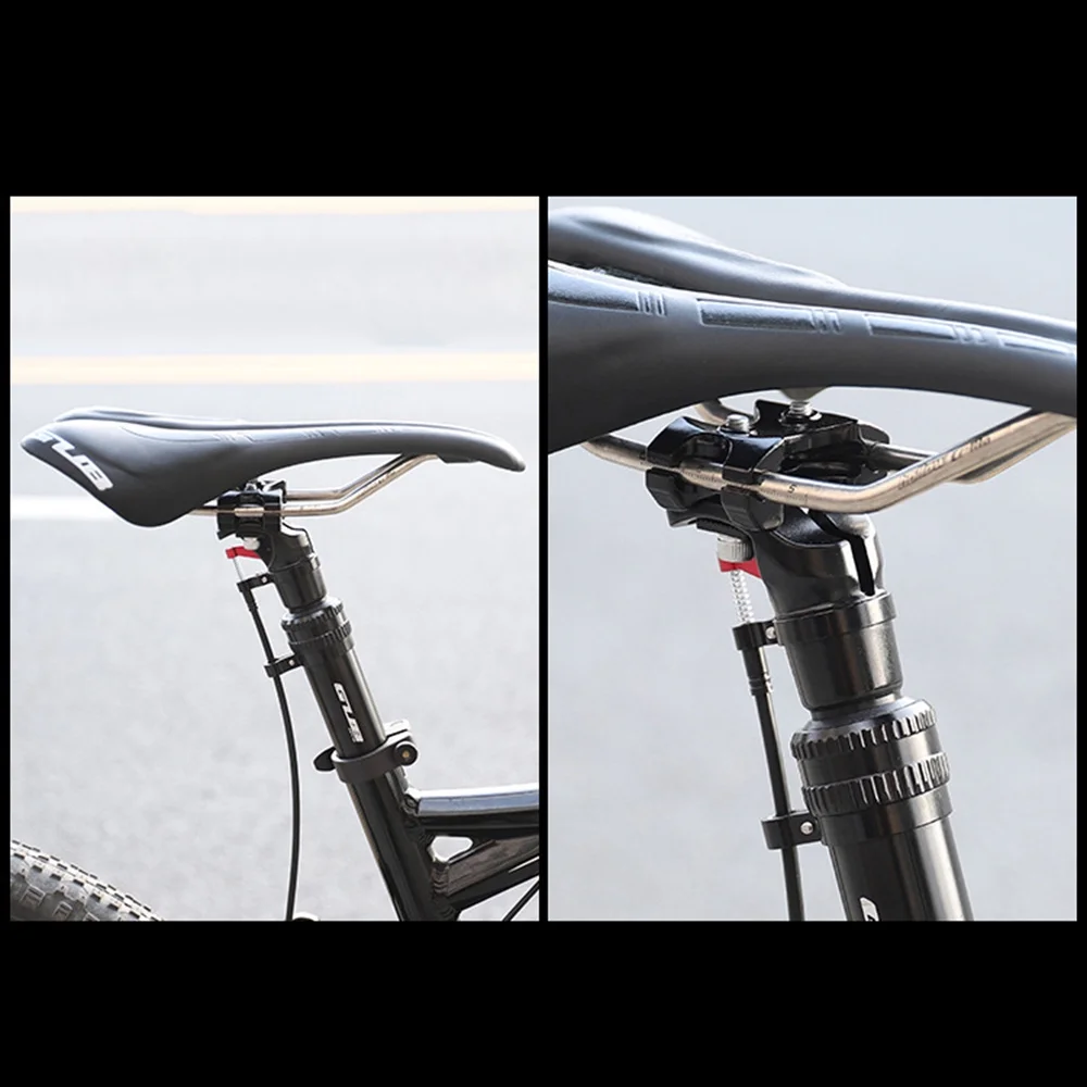 GUB Mountain Bike Adjustable 31.6mm Dropper Seatpost Remote Control Suspension Post