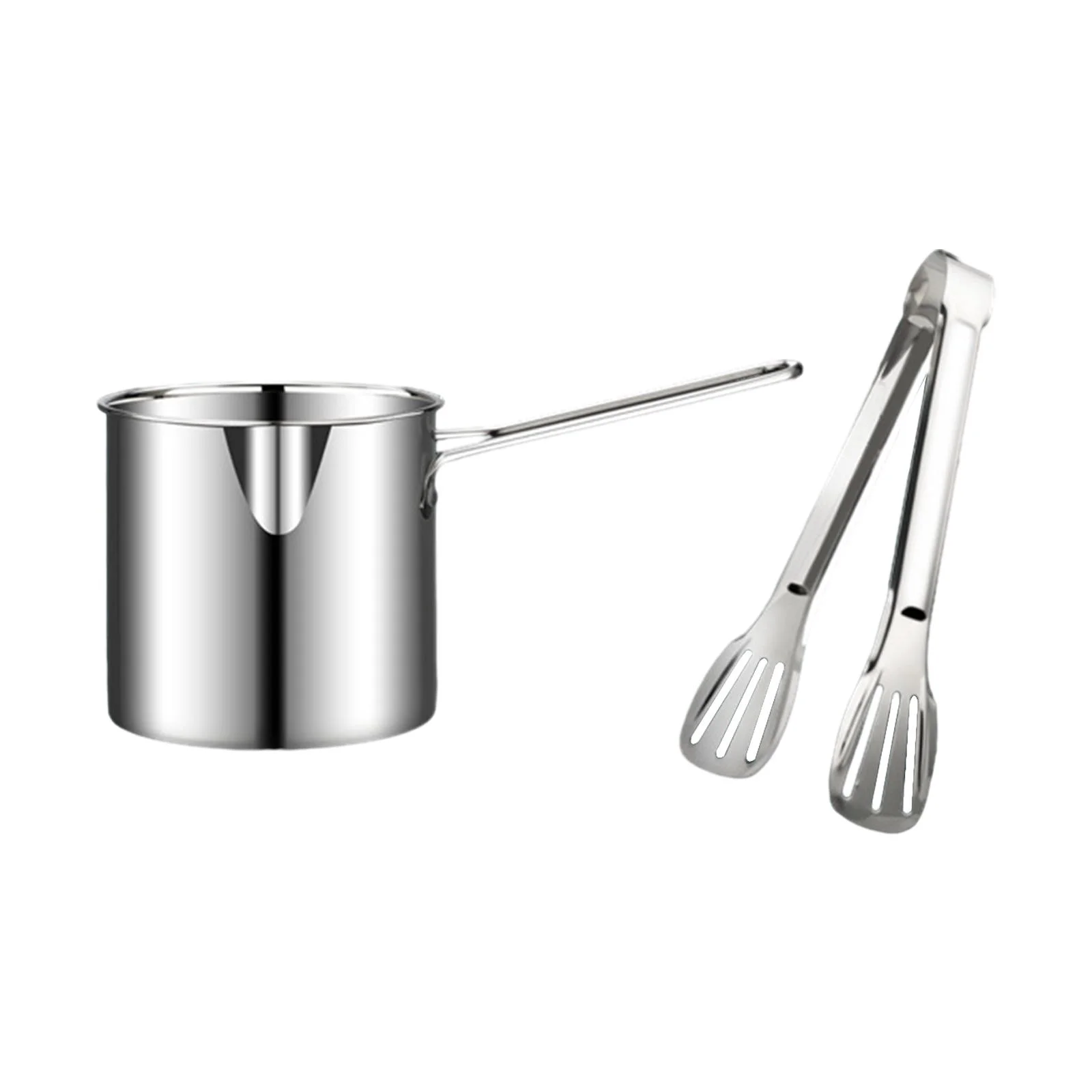 Baoblaze Deep Fryer Pot Cooking Tools Deep Fryer to Clean Stainless Steel Frying