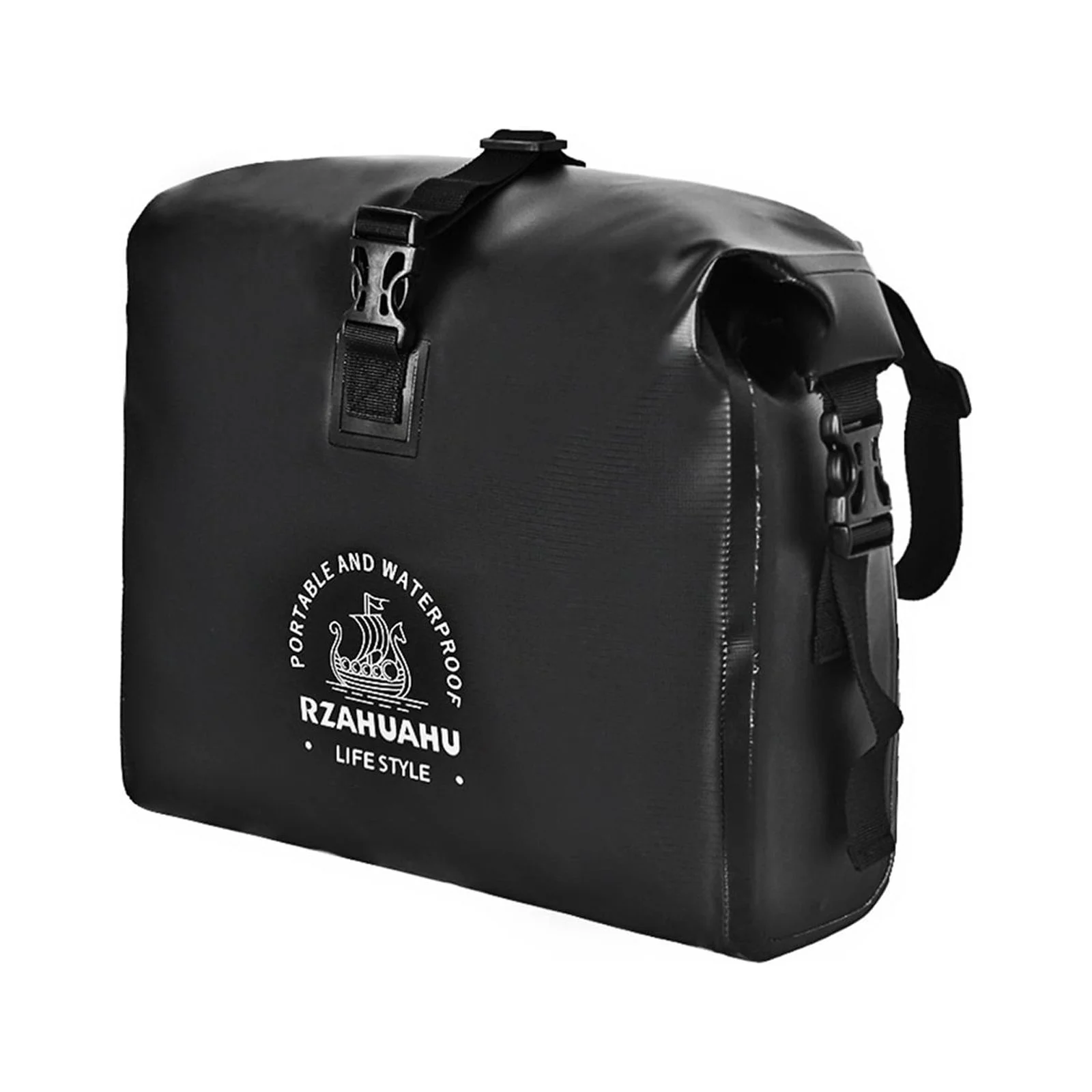 TomshooHandlebar Bag for Electric Bike , Waterproof PVC Bag, Easy Access to Belongings