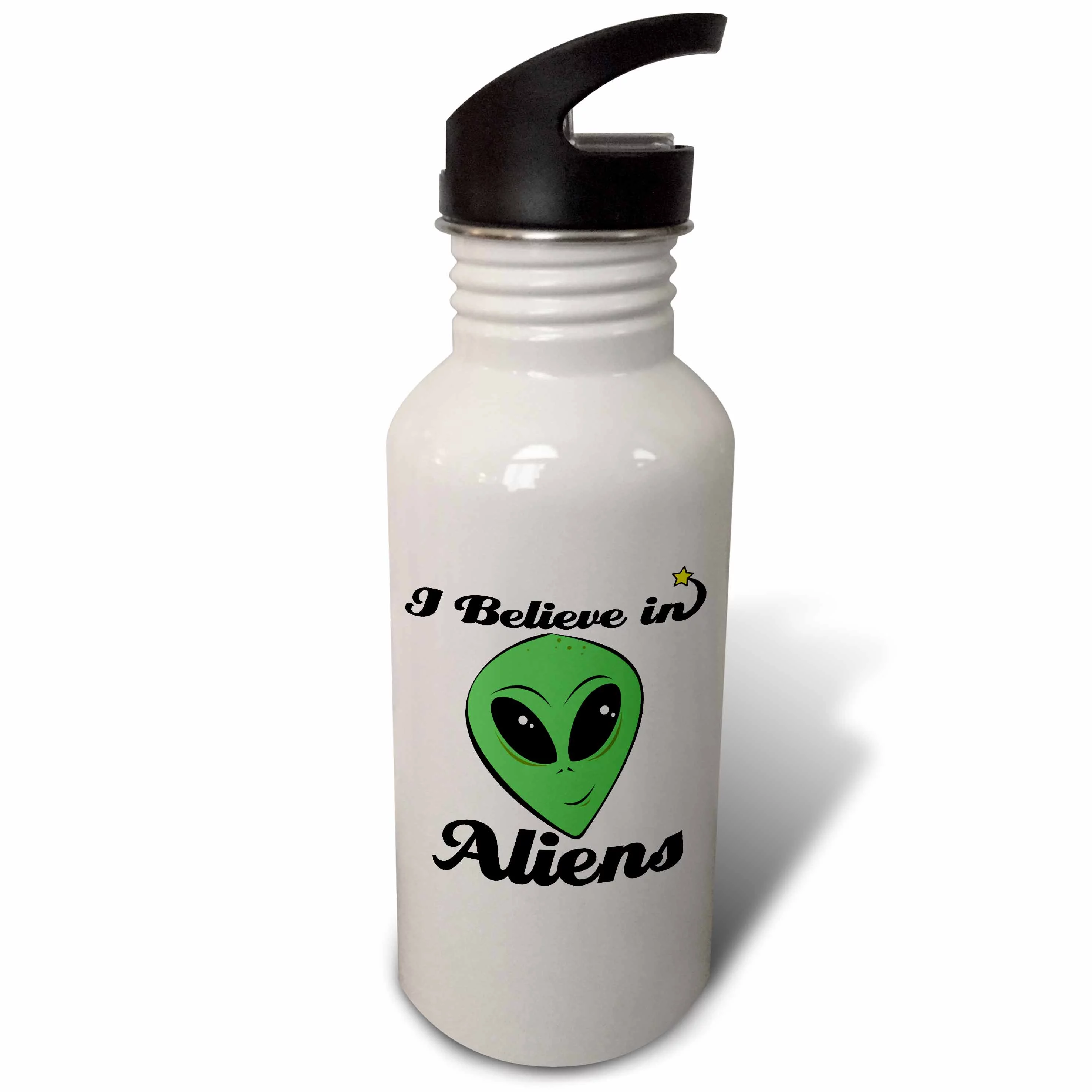 I Believe In Aliens 21 oz Sports Water Bottle wb-104716-1