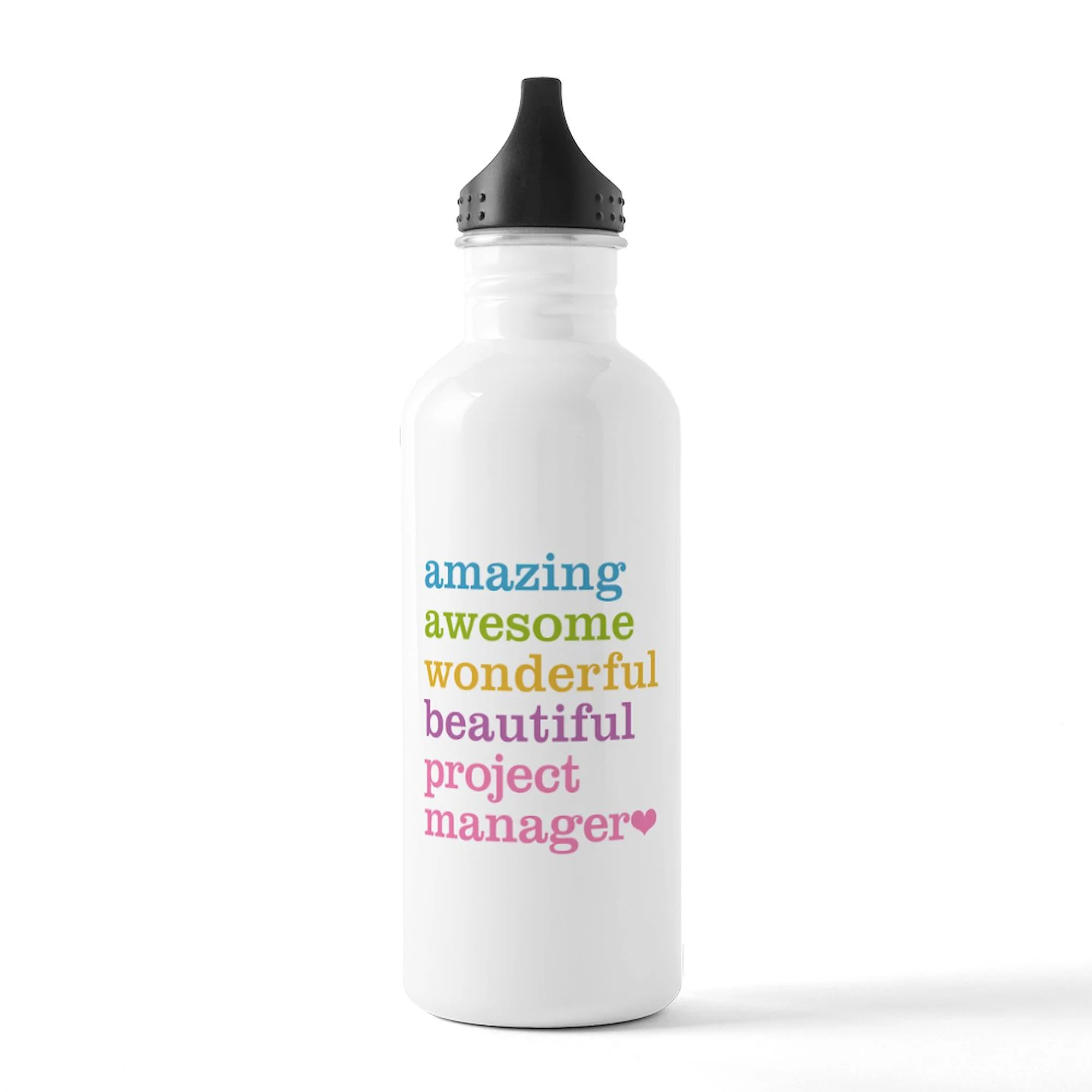 CafePress - Project Manager Stainless Water Bottle 1 - Stainless Steel Water Bottle, Sports Bottle, 1.0L