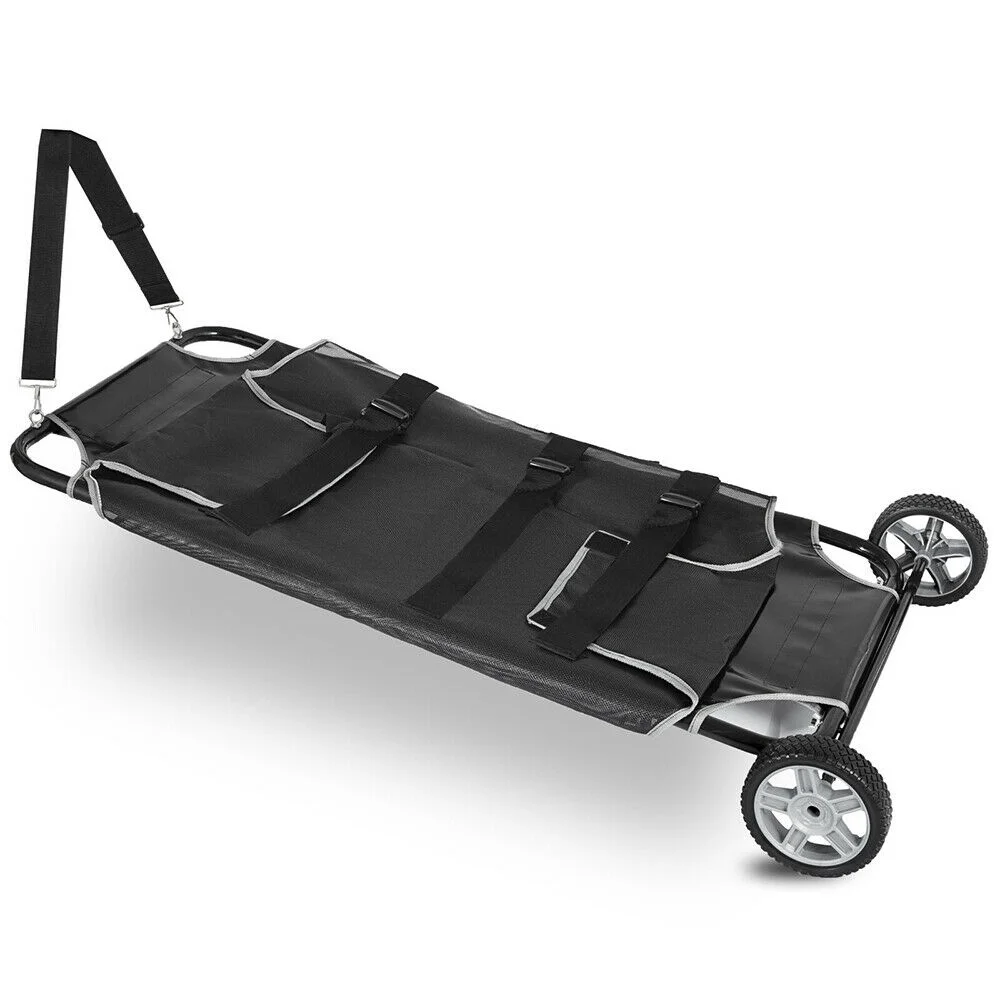 Pet Rescue Stretcher Dog Cat Animal Transport Trolley Veterinary Emergency Recovery 50kg Loaded