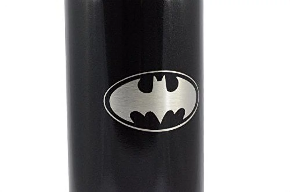 Batman Vacuum Stainless Steel Insulated Water Bottle (20 OZ). Double Walled Construction. Zero Condensation!