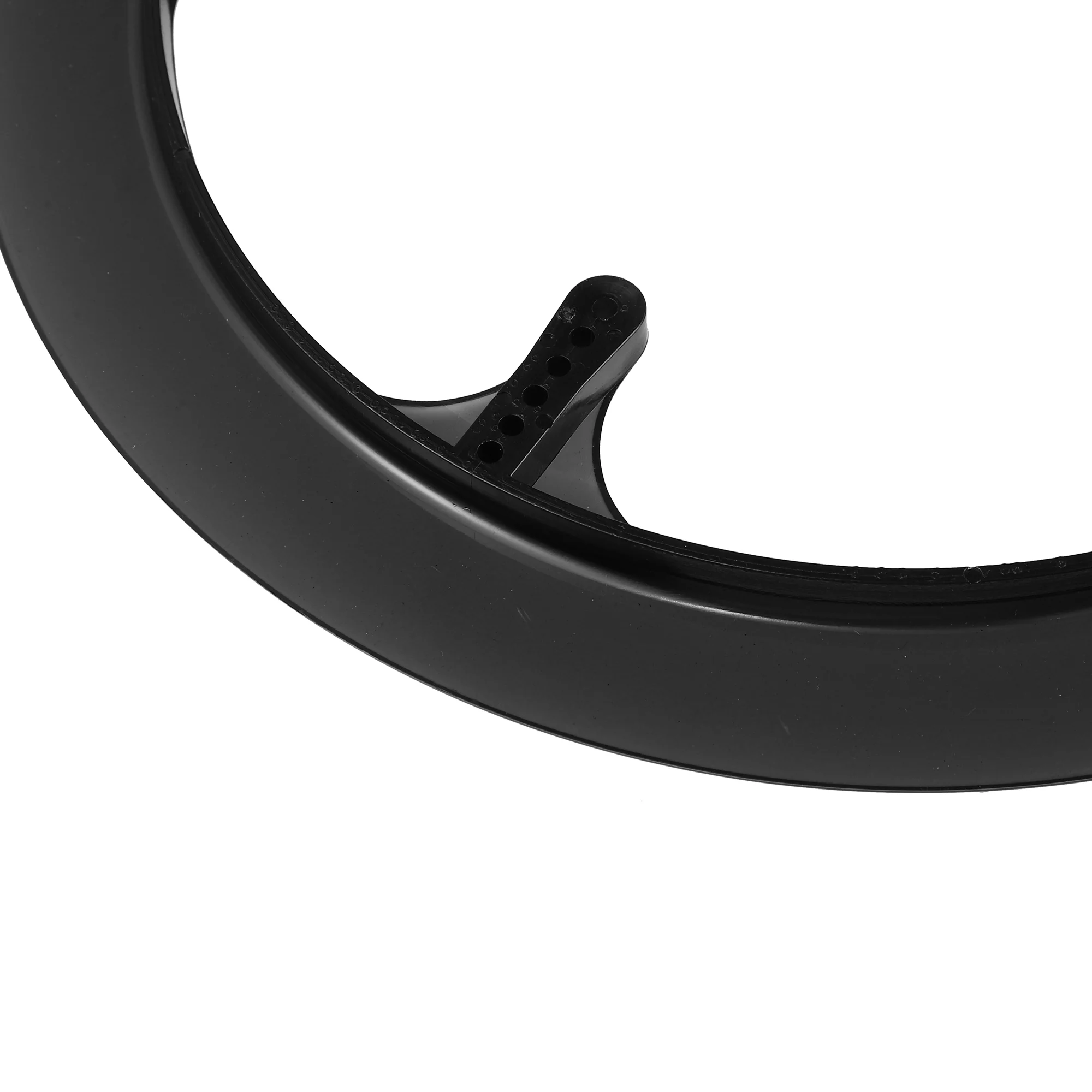 Unique Bargains 2 Pcs 6.5cm 5 Holes Bicycle Bike Crankset Chain Wheel Cover Protection Chain Wheel Protective Black