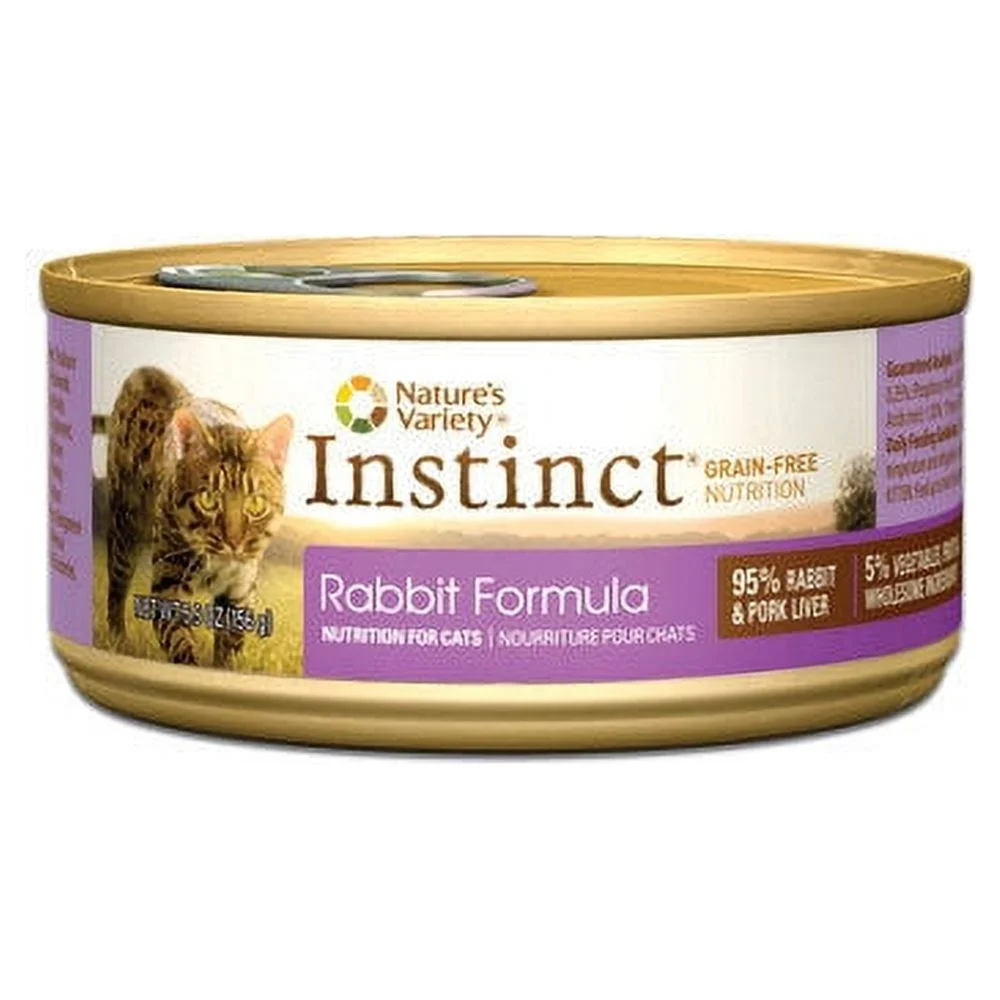 Nature's Variety Instinct Rabbit Canned Cat Food