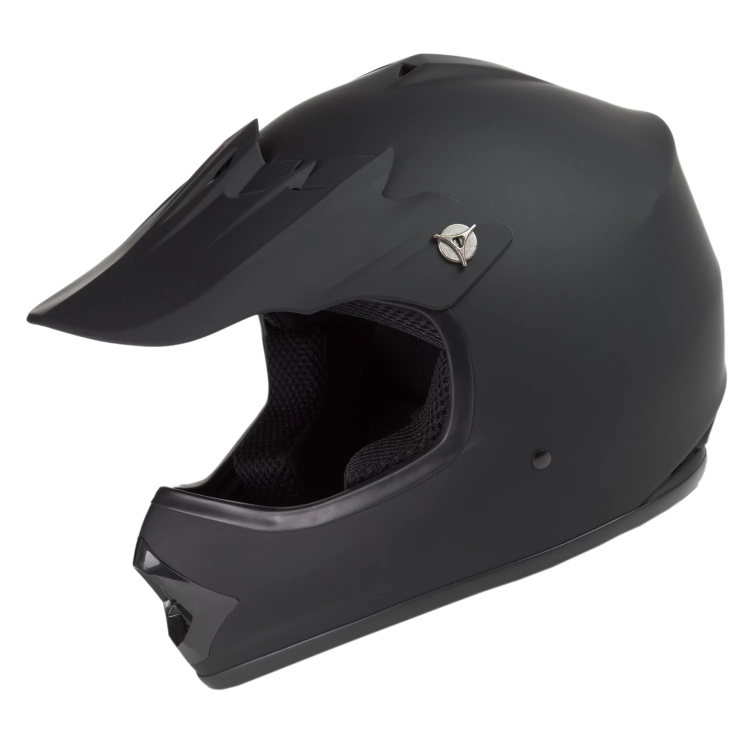 Lunatic, L2006-15, Youth MX / ATV Helmet DOT Approved - Matte Black, L