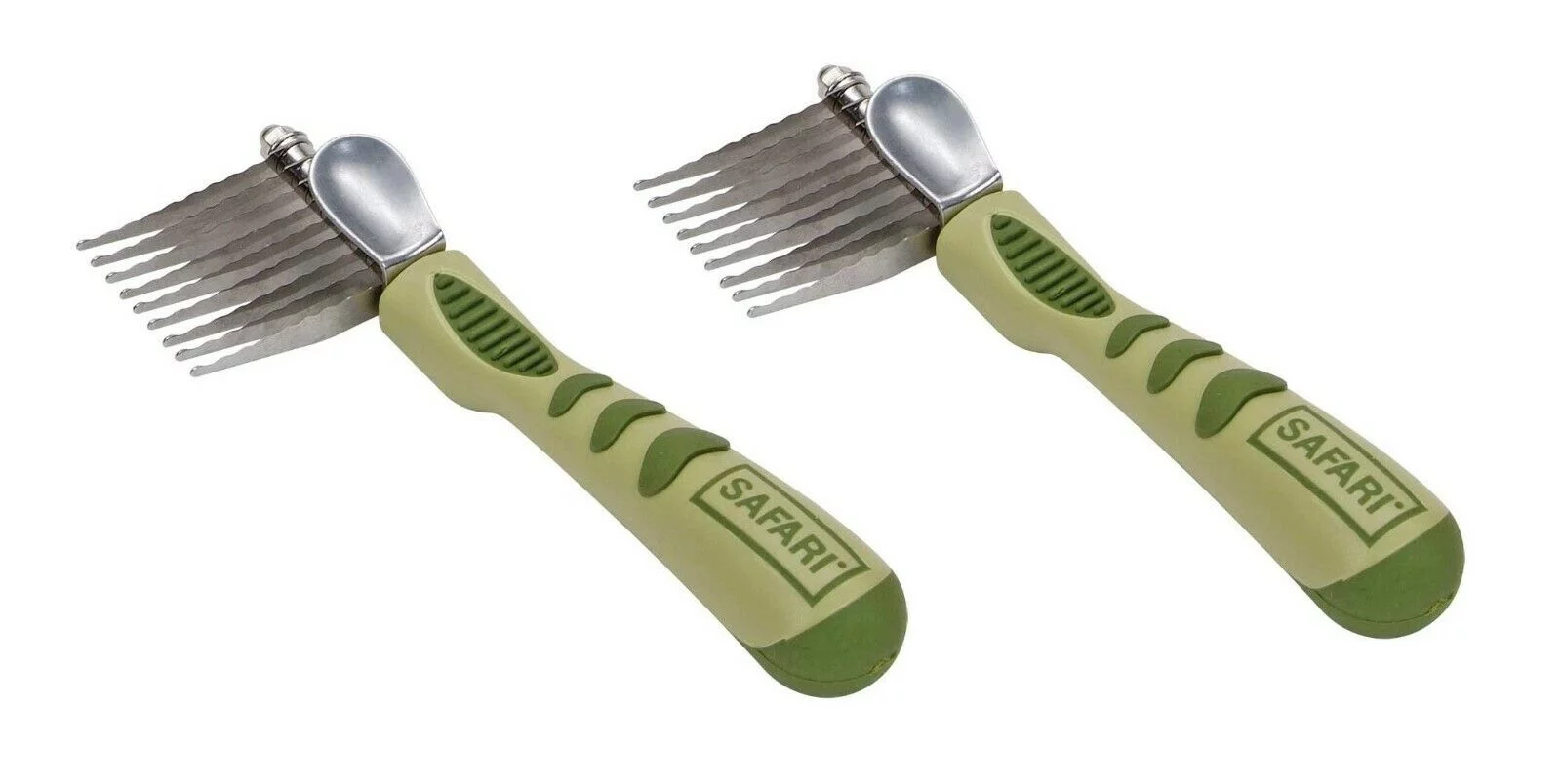 9 Blade Dematting Comb Dog & Cat Undercoat Pet Shedding Green Pro Grooming Tool