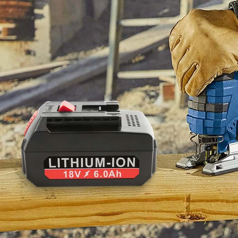 2PCS 18V for Bosch BAT618 BAT609 Battery BAT620 BAT610G BAT619G 24618-01 6.0AH