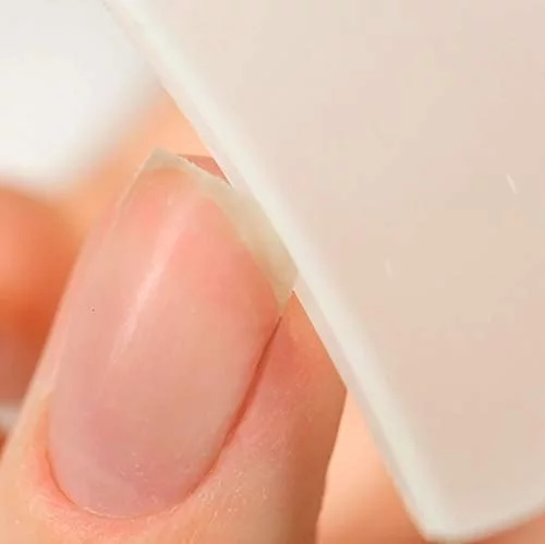 GERMANIKURE Crystal Glass Nail File Set in Magenta Leather Case – Handmade in Czech Republic – Professional Manicure & Pedicure Supplies – Glass Cuticle Stick, Pusher, Callous Remover