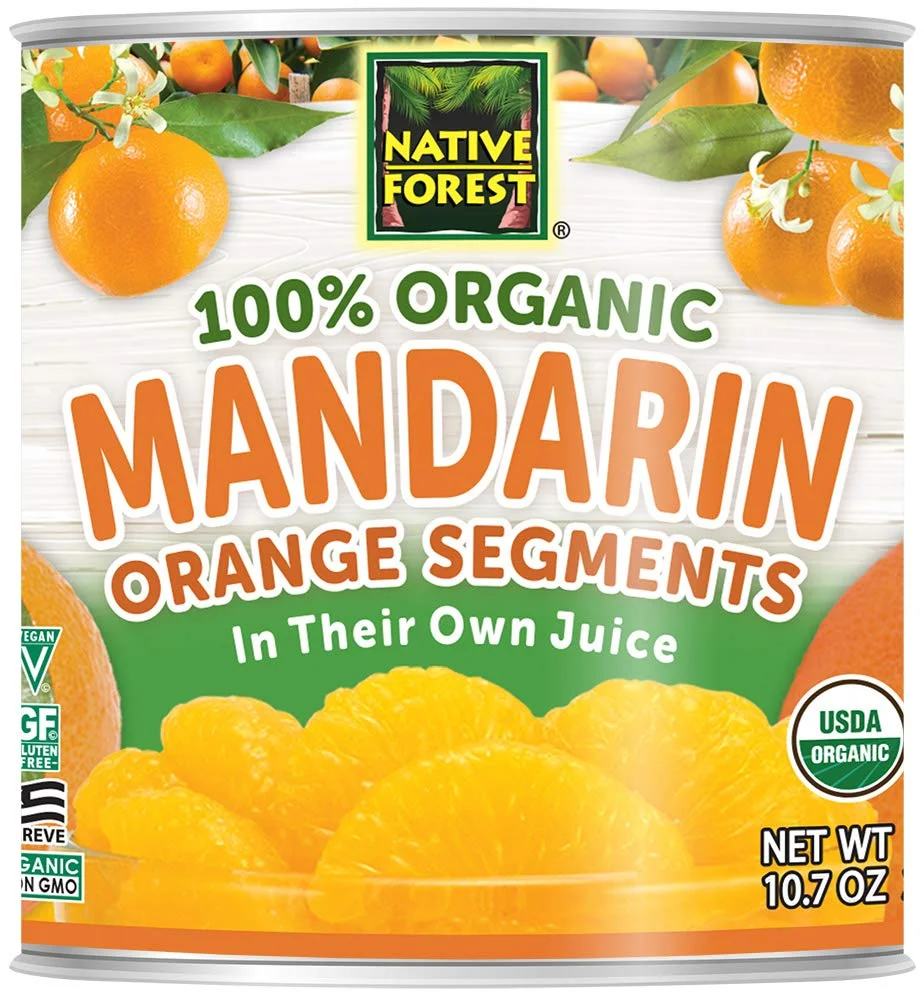 Native Forest Organic Mandarins 10.7 oz Pack of 4
