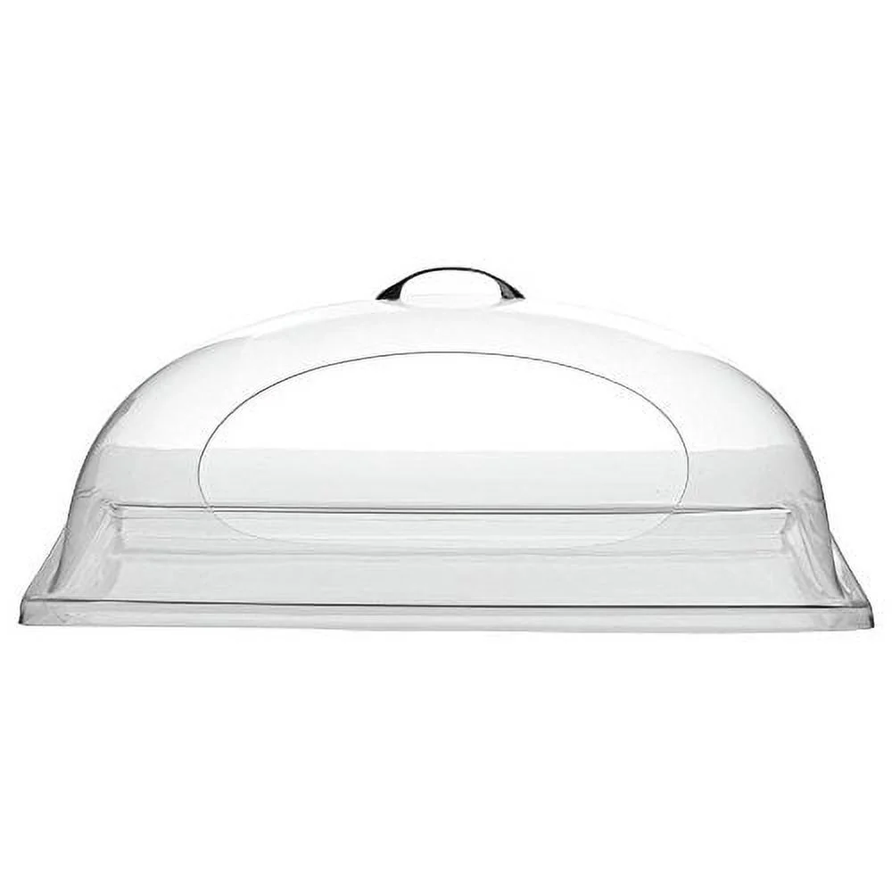 HUBERT® Dome Tray Cover with Side Cut-Out Rectangular Clear Break Resistant Polycarbonate - 20
