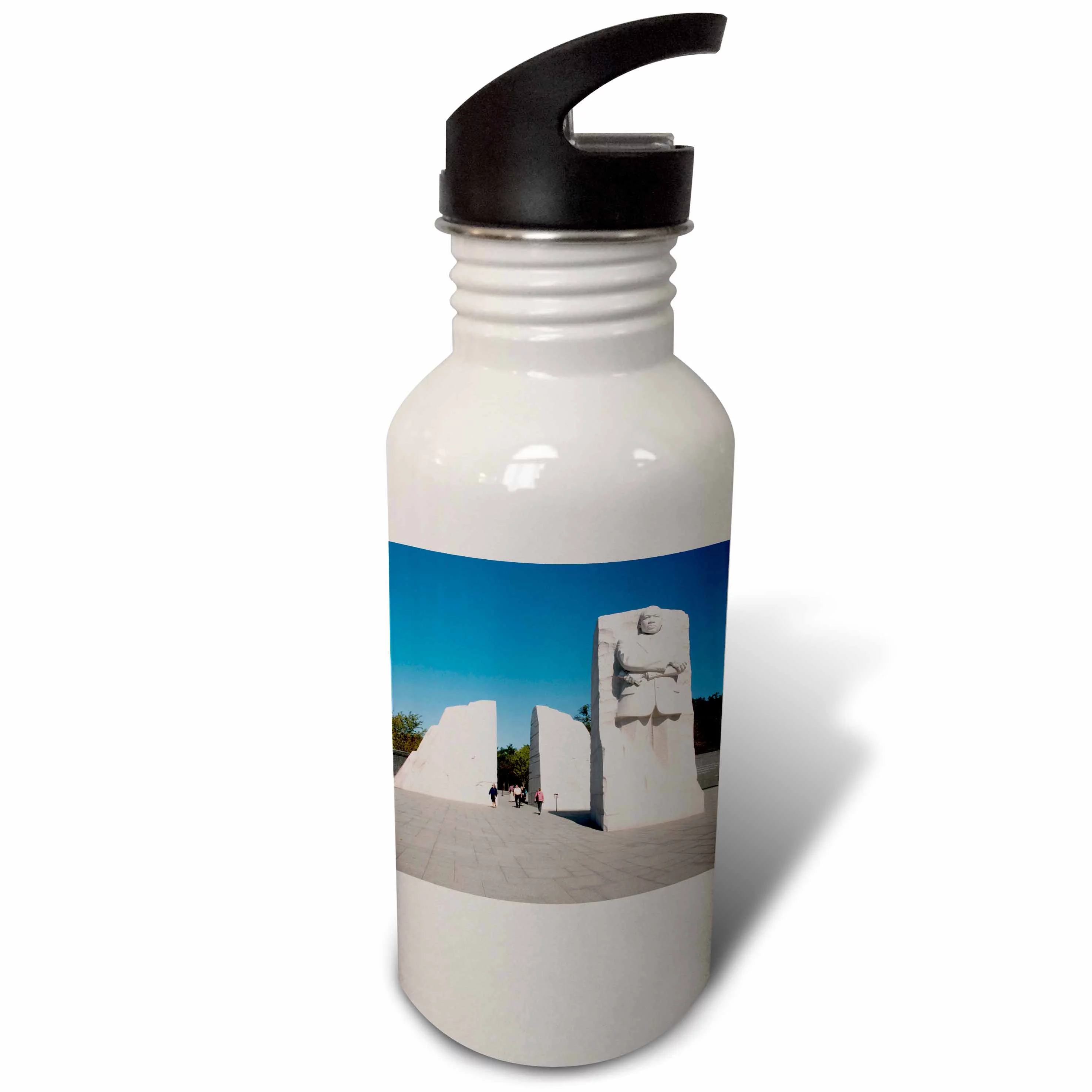 Martin Luther King Jr Memorial, Washington DC, USA - US09 LFO0143 - Lee Foster 21 oz Sports Water Bottle wb-143501-1