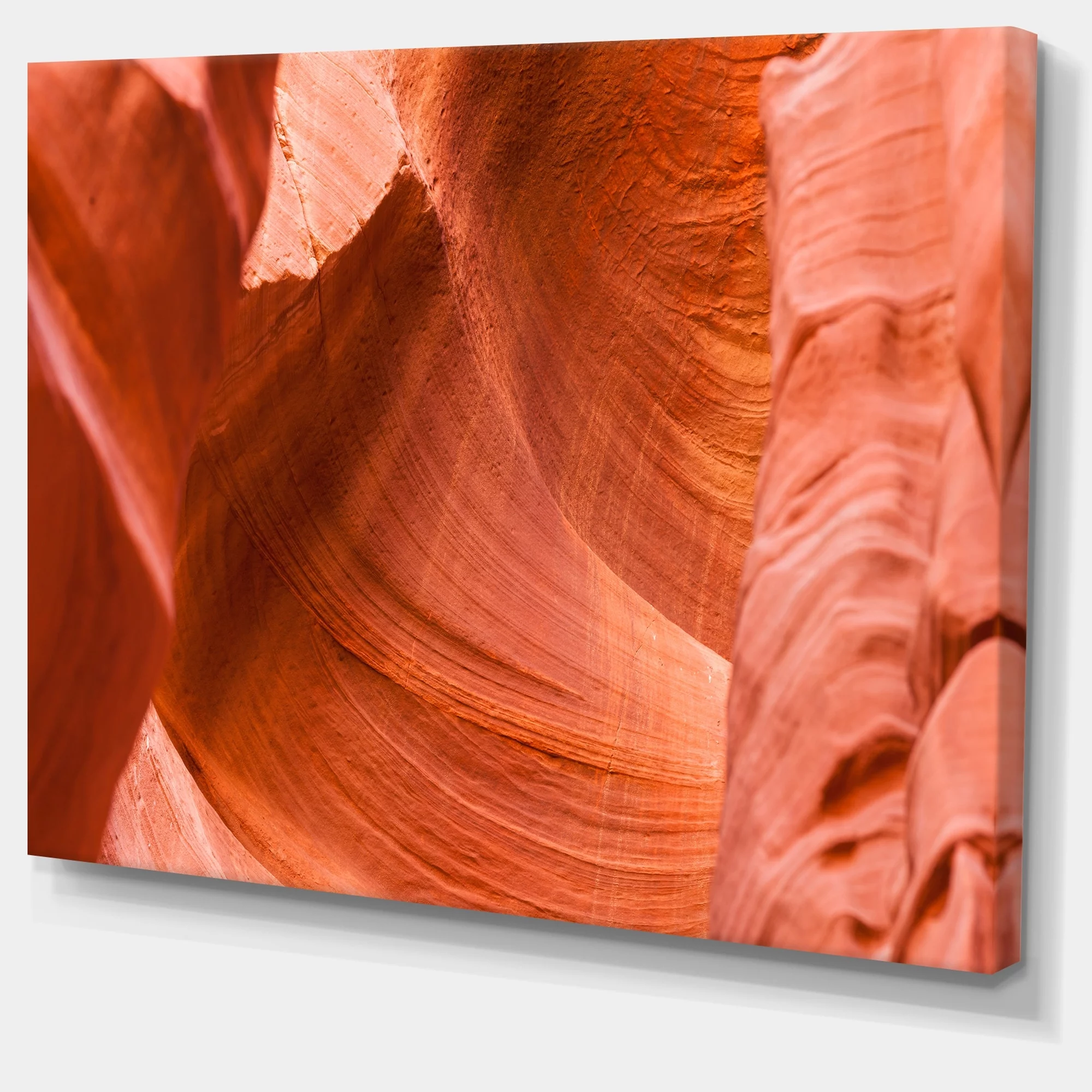Design Art 'Antelope Canyon Details' 4 Piece Photographic Print on Wrapped Canvas Set
