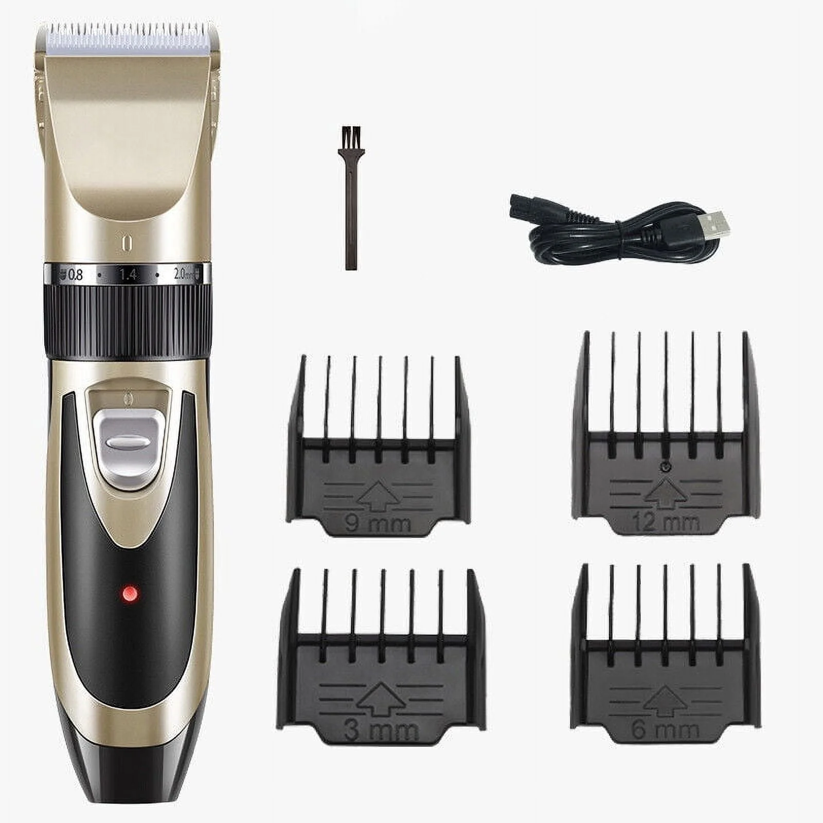 Dog Cat Pet Grooming Kit Electric Hair Clipper Trimmer Rechargeable Cordless US