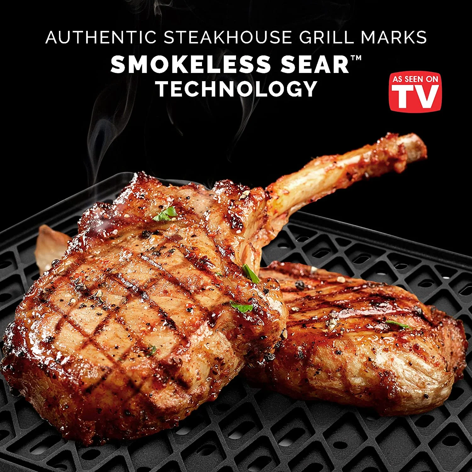 Kalorik MAXX Air Fryer Oven Grill Deluxe AFO 51041 SS |26 Quart Digital Smokeless Indoor Grill & Air Fryer Oven Combo Refurbished