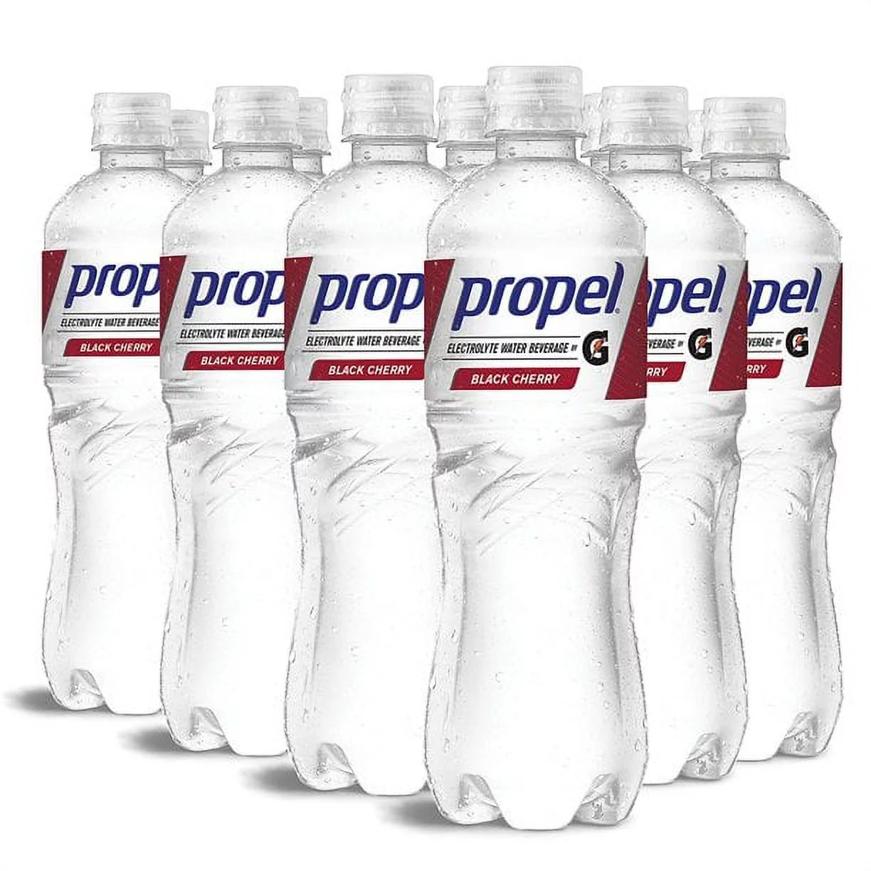 Propel, Black Cherry, Zero Calorie Water Beverage with Electrolytes & Vitamins C&E, 24 Fl Oz (Pack of 12)