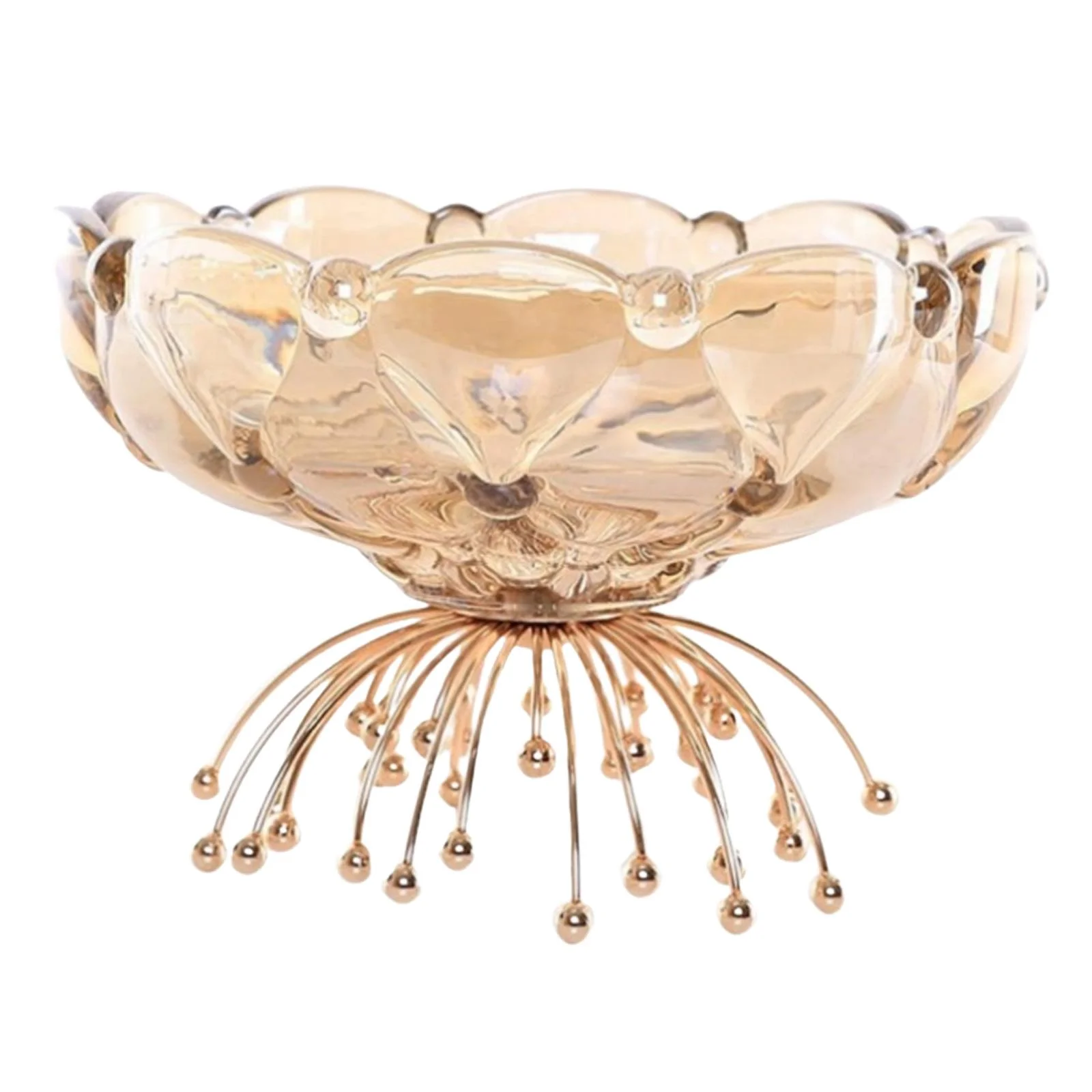 Baoblaze Dried Fruit Plate Multifunction Serving Bowls for Veggies Snacks Living Room 20x16x14cm