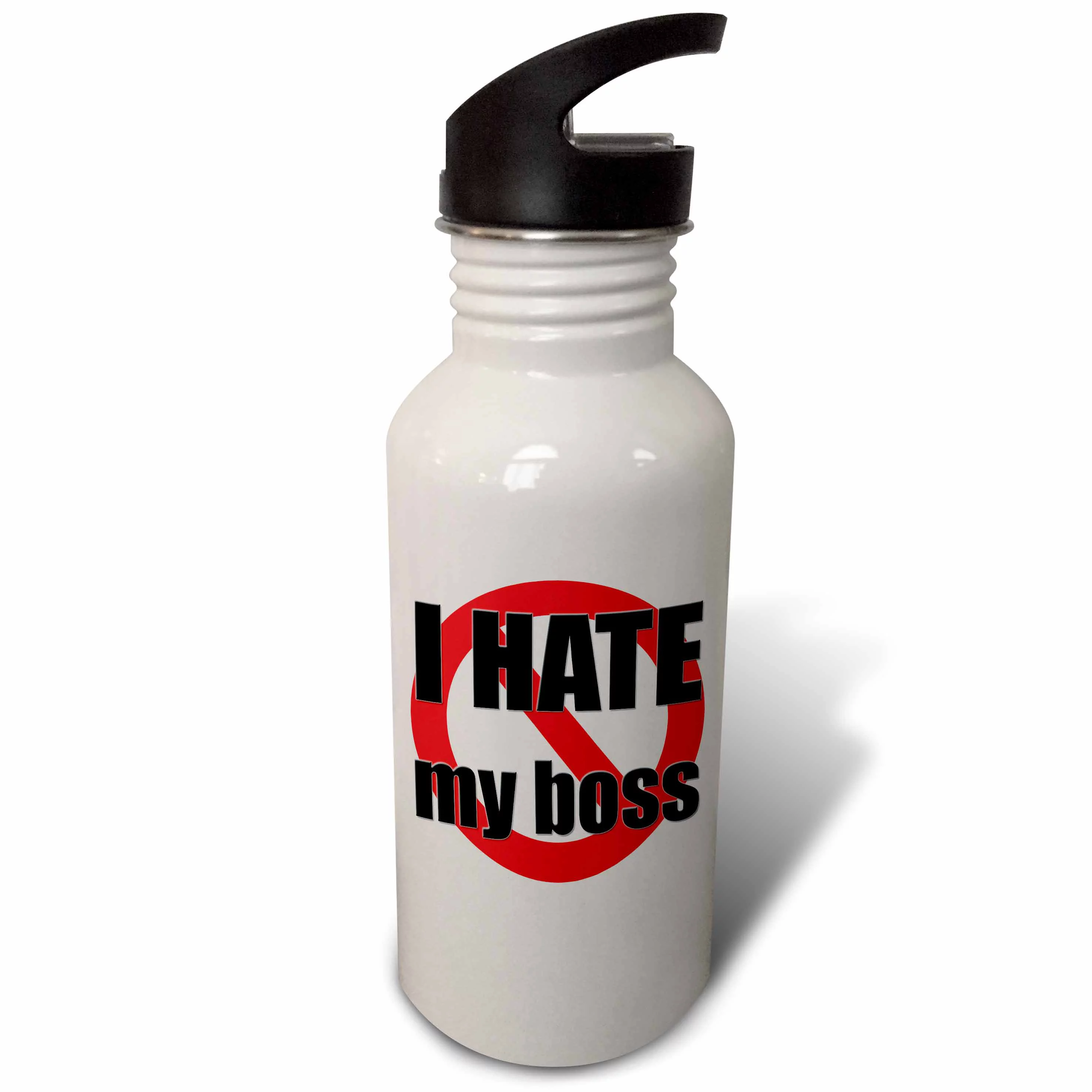 I hate my boss, 21 oz Sports Water Bottle wb-173349-1