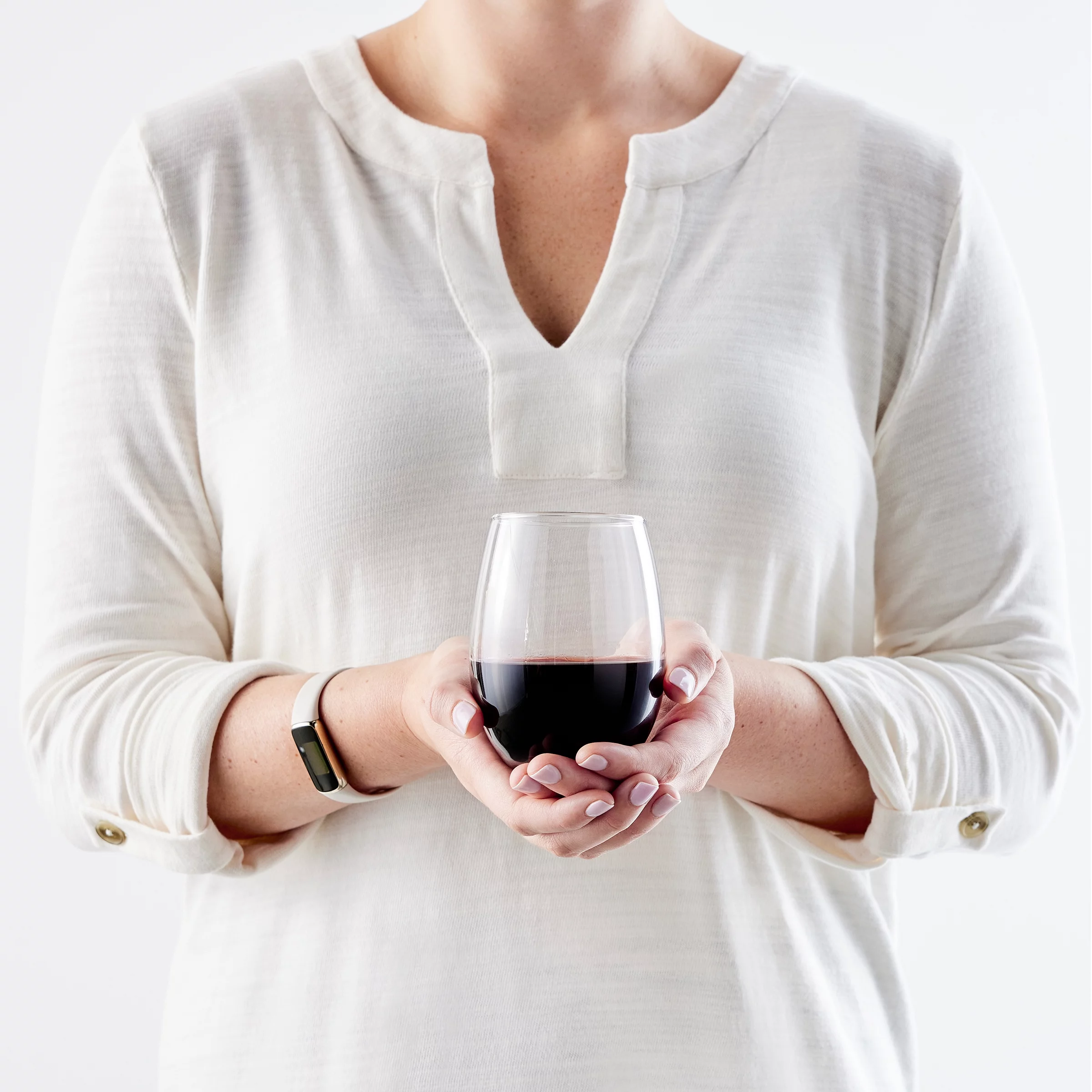 Luminarc 15 oz. Cachet Clear Stemless Wine Glass 12 Piece Set