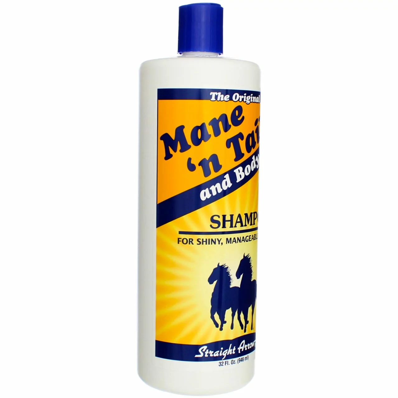 Straight Arrow Mane N Tail And Body Shampoo For Shiny Manageable Hair, The Original - 32 Oz