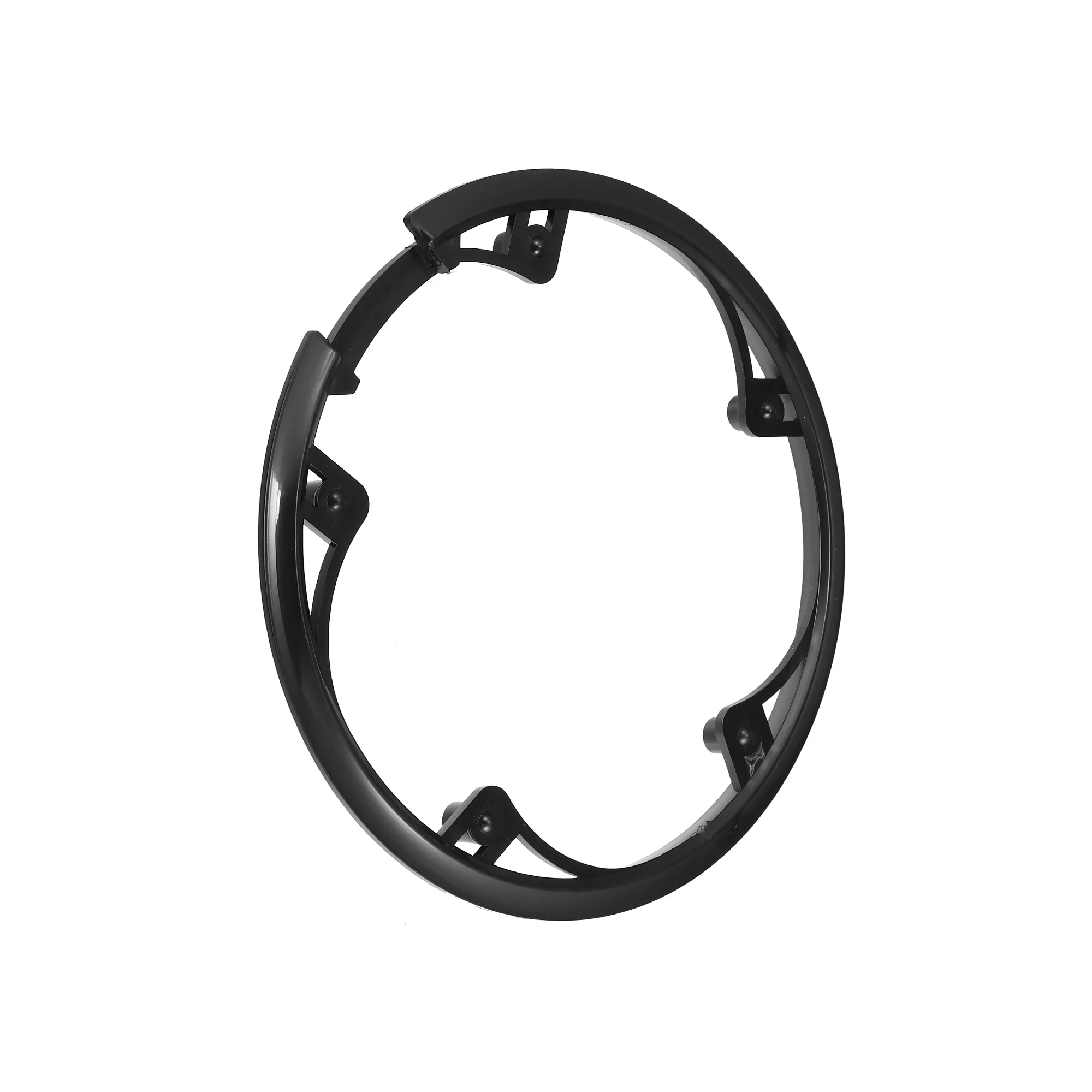 Unique Bargains 2 Pcs 48 Teeth 10cm 5 Holes Bicycle Bike Crankset Chain Wheel Cover Protection Chain Wheel Protective Cover Black