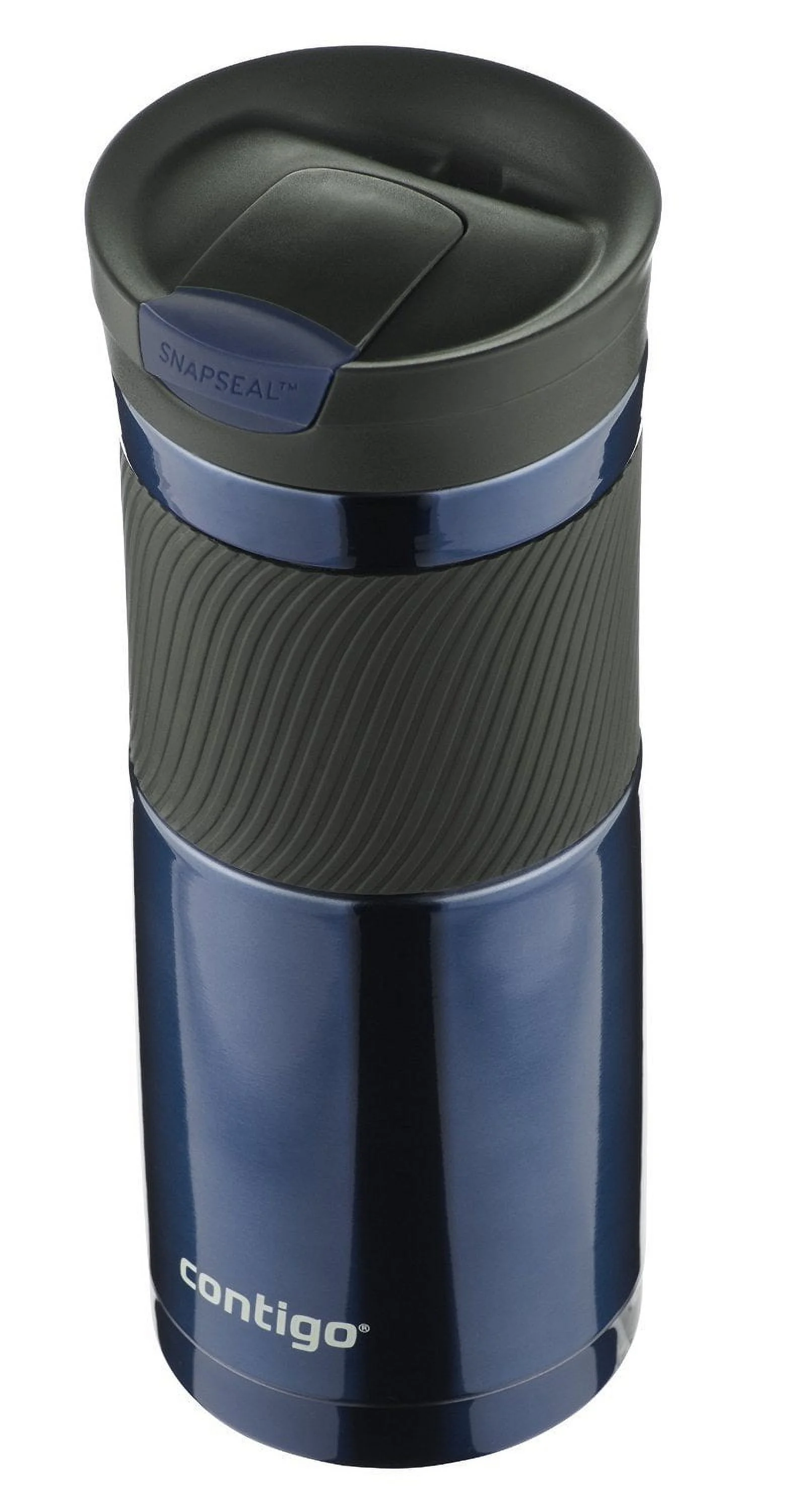contigo snapseal byron vacuum-insulated stainless steel travel mug, 20 oz, monaco