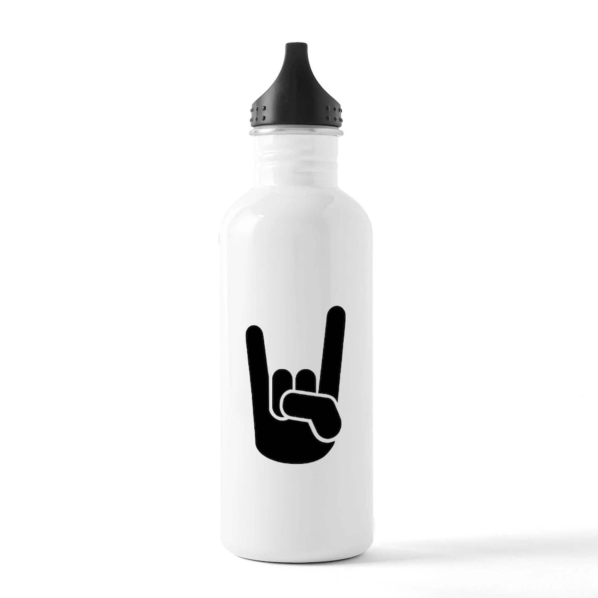 CafePress - Rock Metal Hand Stainless Water Bottle 1 - Stainless Steel Water Bottle, Sports Bottle, 1.0L