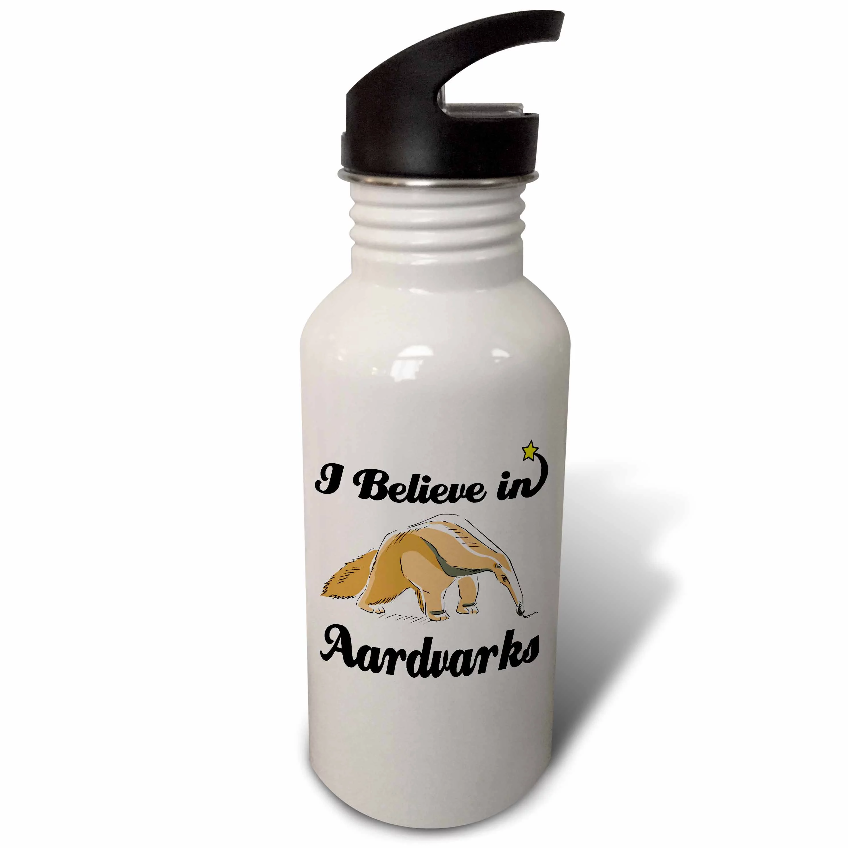 I Believe In Aardvarks 21 oz Sports Water Bottle wb-104703-1