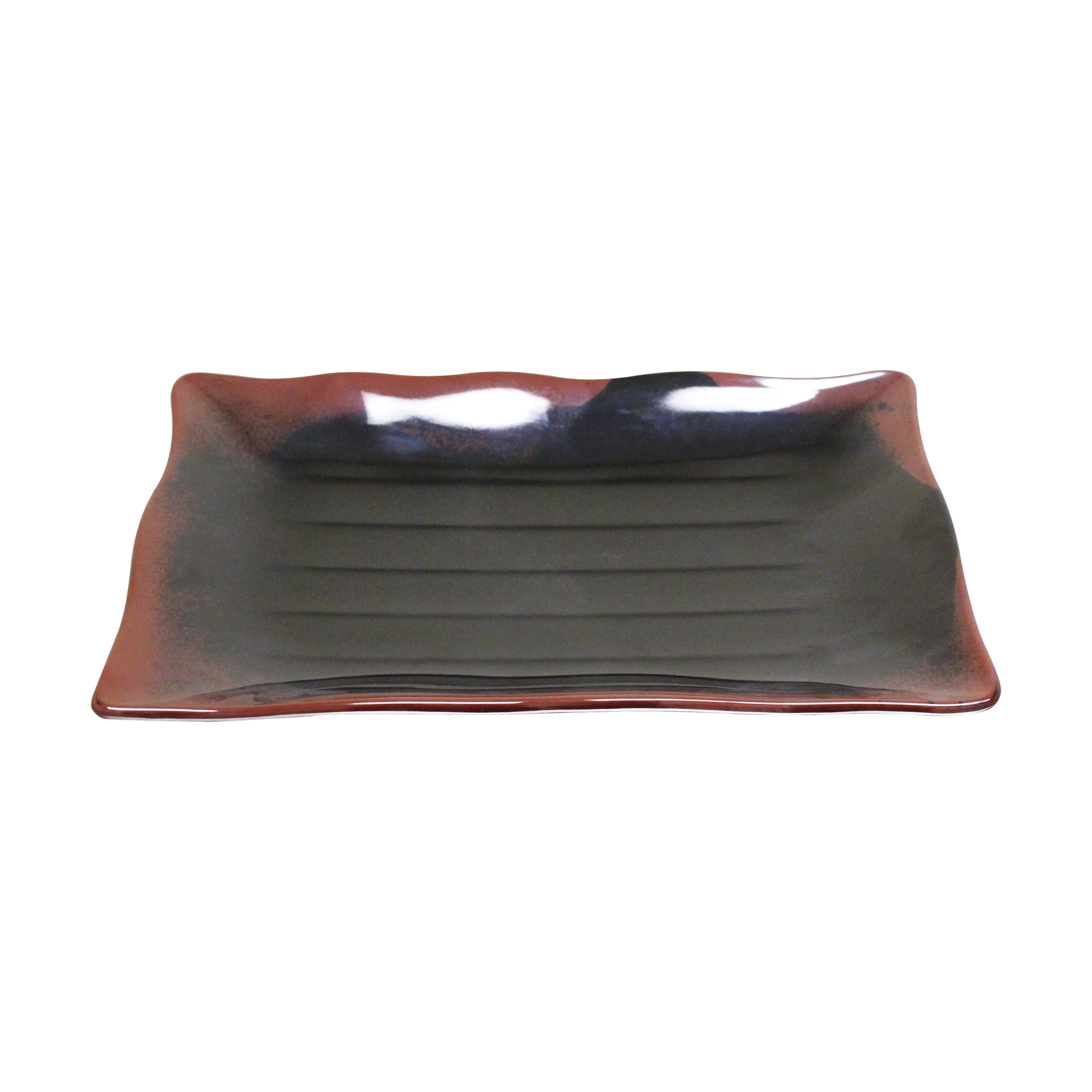 Excellante Tenmoku Melamine Dinnerware Collection 13 1/2