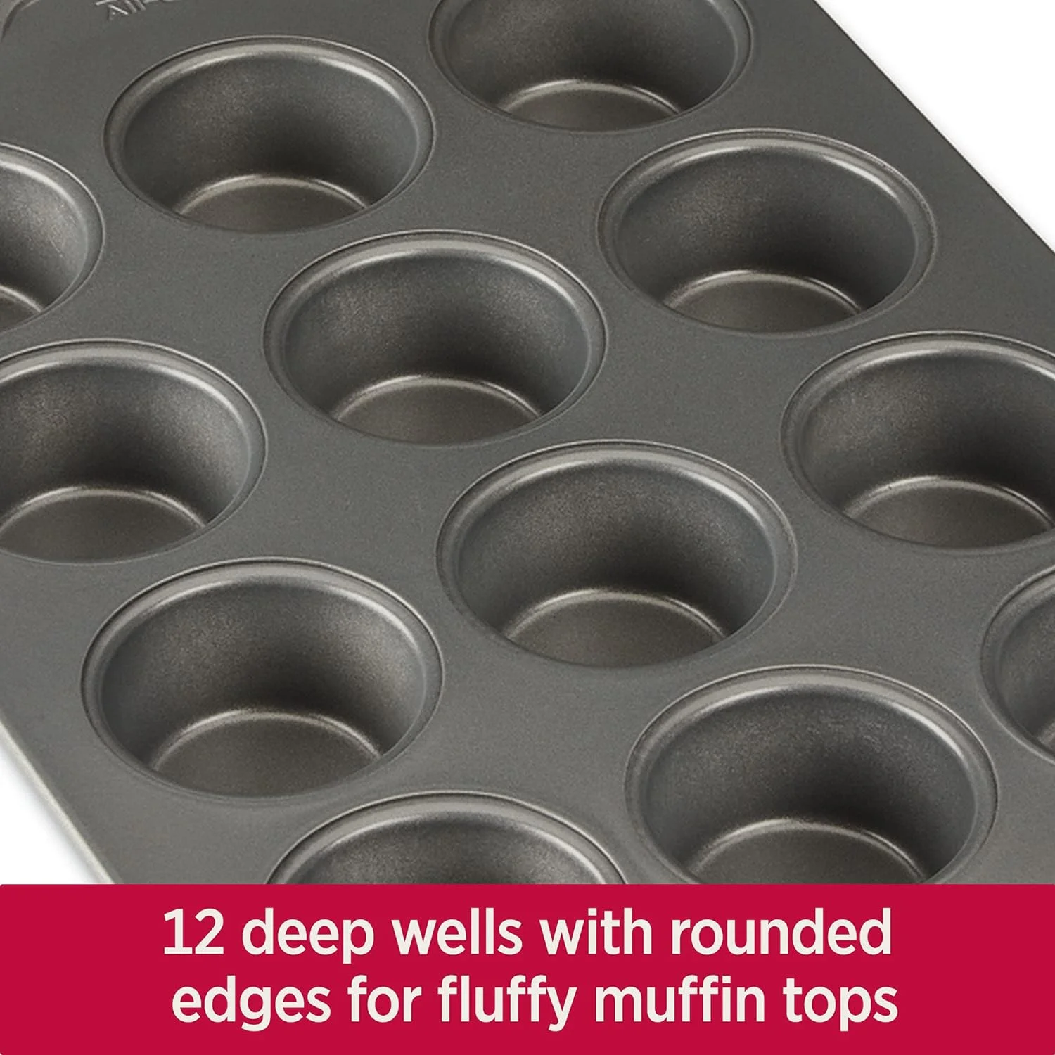 All-Clad Pro-Release Nonstick Bakeware, Muffin Pan, 12 cup
