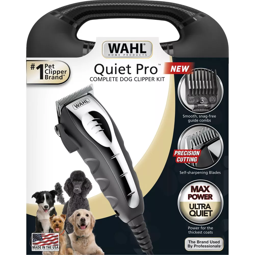 Quiet Pro Complete Dog Clipper Kit - 12ct