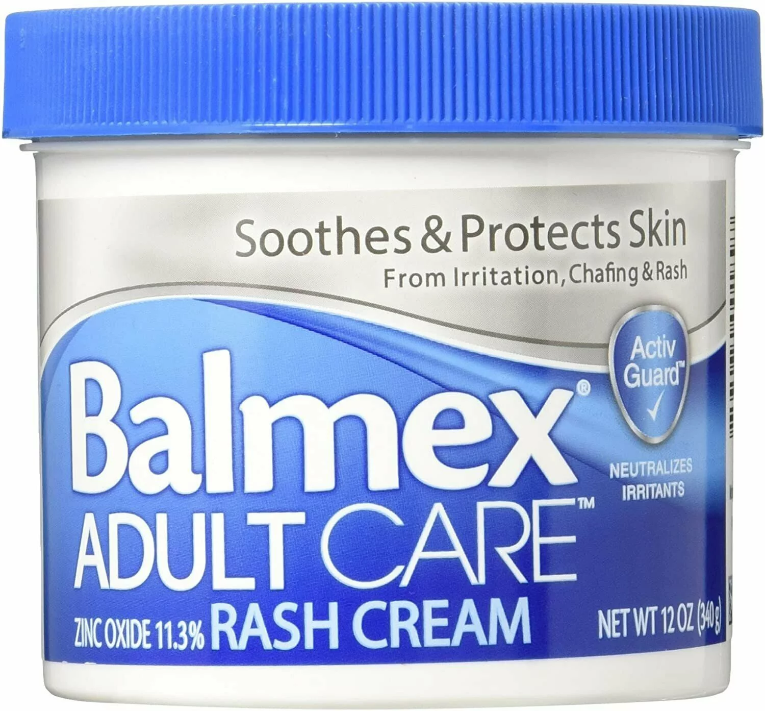 Balmex Adult Advantage B-Protected Skin Relief Cream, with Skin Shield Technology to Protect - Soothe and Heal Sensitive Skin, 12oz
