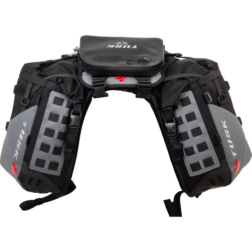 Tusk Highland X2 Rackless Luggage System Base System Standard Heat Shield For Kawasaki KLX230S 2022