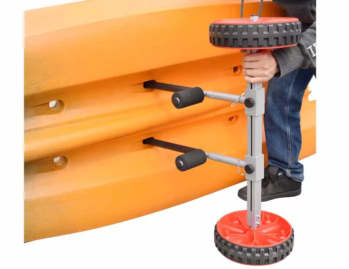 Malone Auto Racks Xpress TRX Scupper Style Kayak Cart - No-Flat Tires