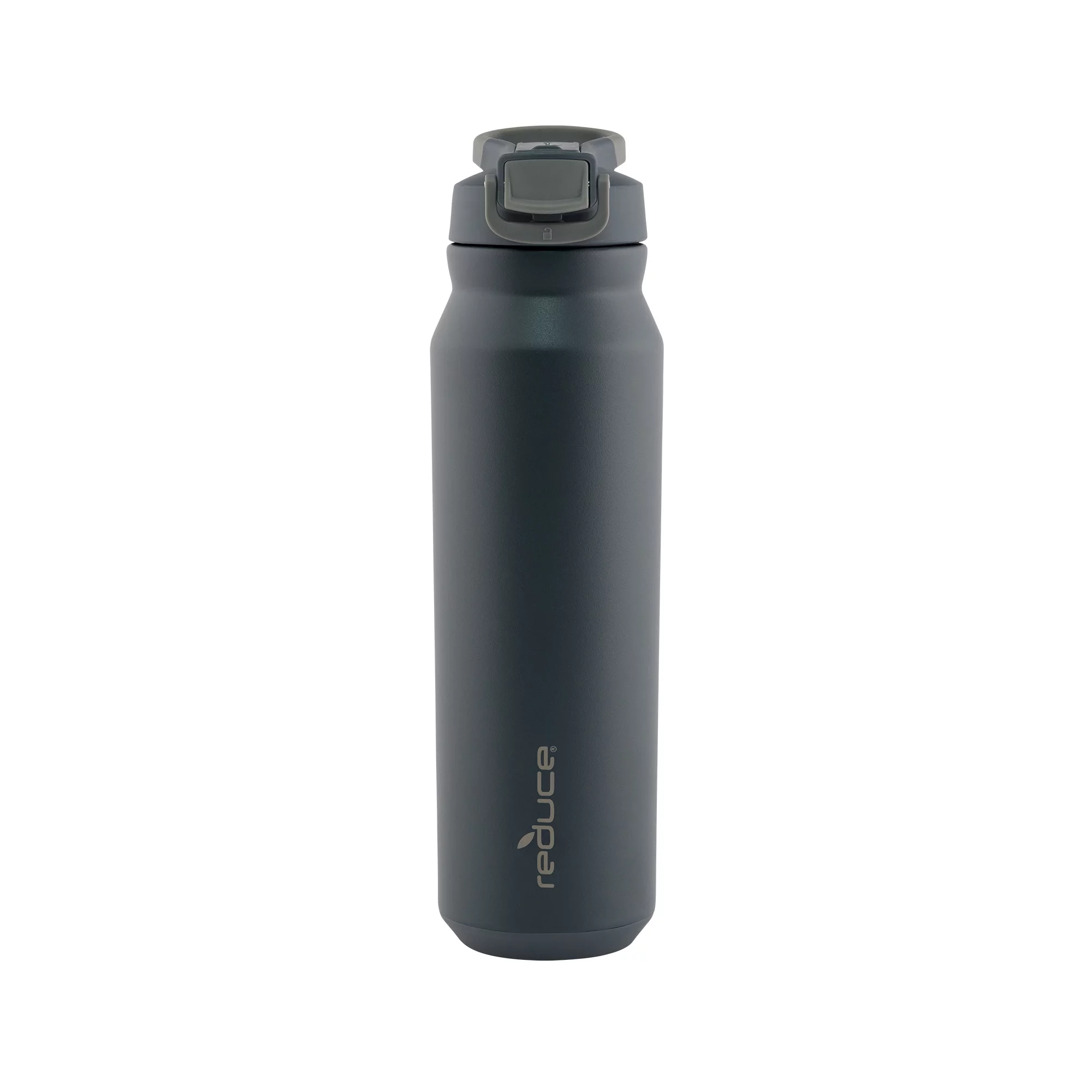 Reduce Vacuum Insulated Stainless Steel Hydrate Pro Water Bottle with Leak-Proof Lid, Smoke, 32 oz
